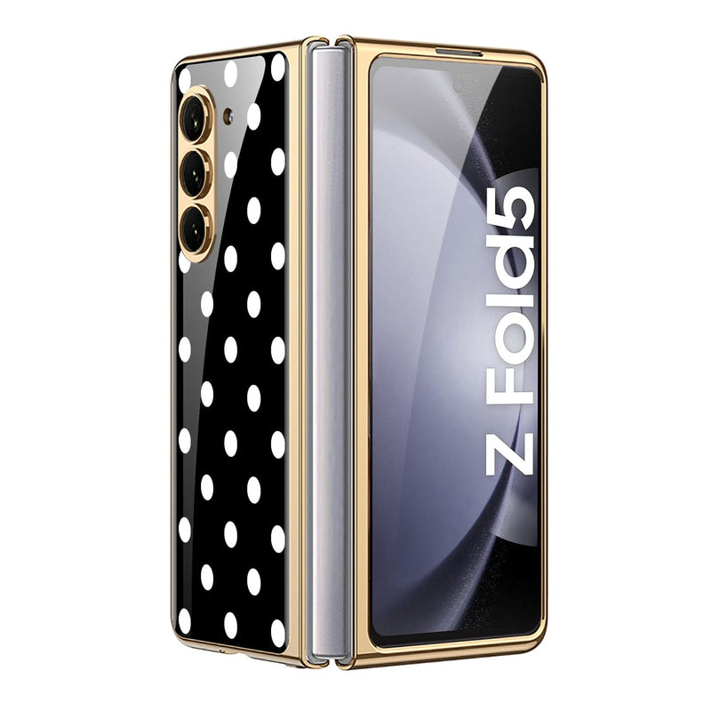 Marble Series Case for Samsung Galaxy Z Fold5 - Polka Dot