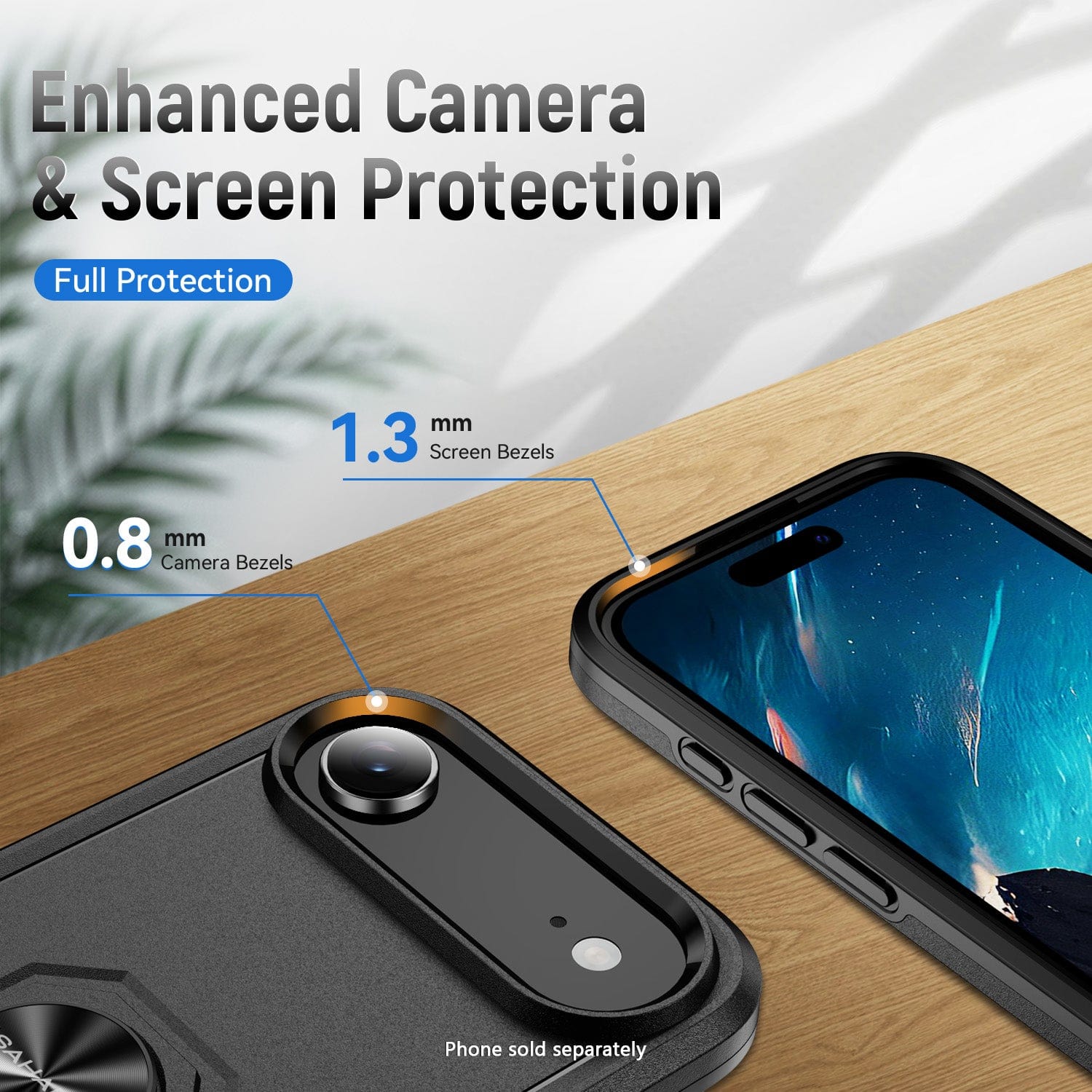 iPhone Air Heavy Duty Case with Kickstand - Military Grade Protection, Anti-Slip Grip | Raider Series