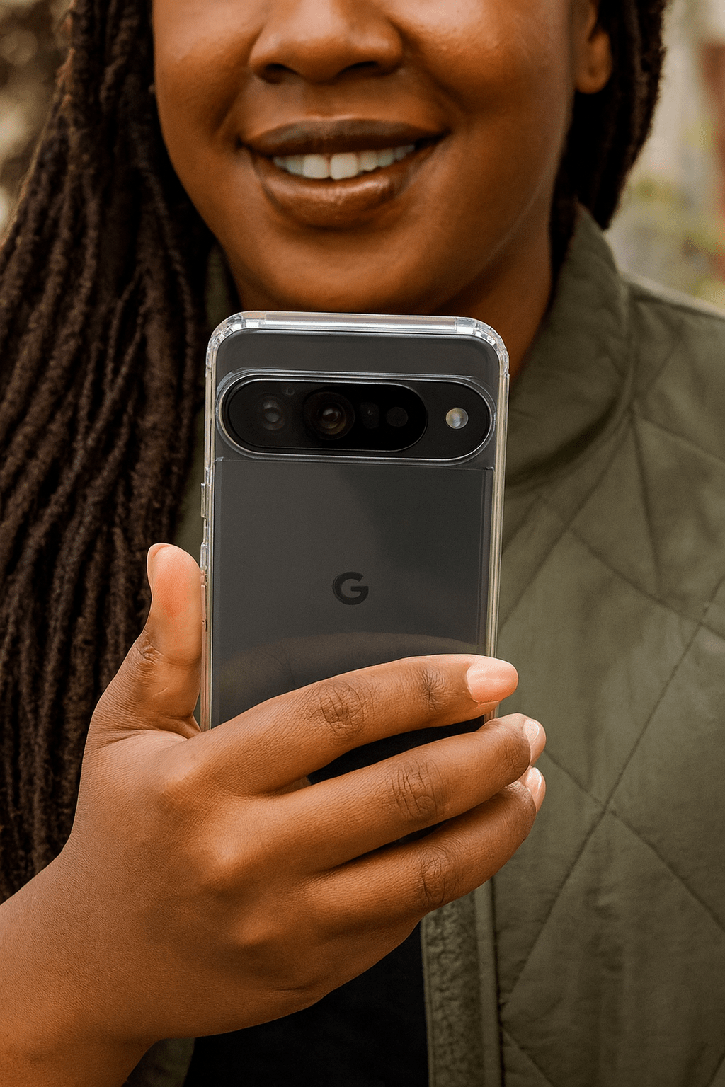 Google Pixel 10 Pro XL Clear Case – Slim Anti-Slip Grip | Venture Series