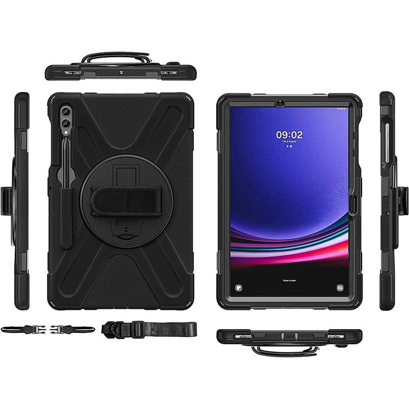 DEFENSE-X Series Case for Samsung Galaxy Tab S9 Plus - Black
