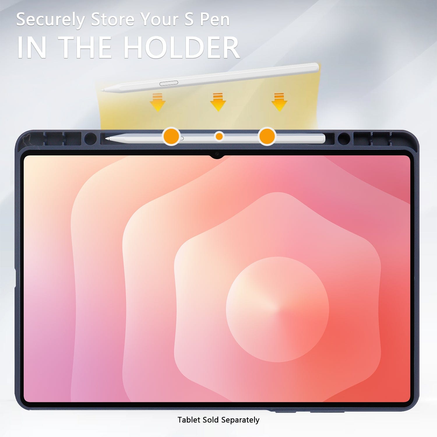 Samsung Galaxy Tab S11 Case - Slim Folio with Transparent Back | Venture Series