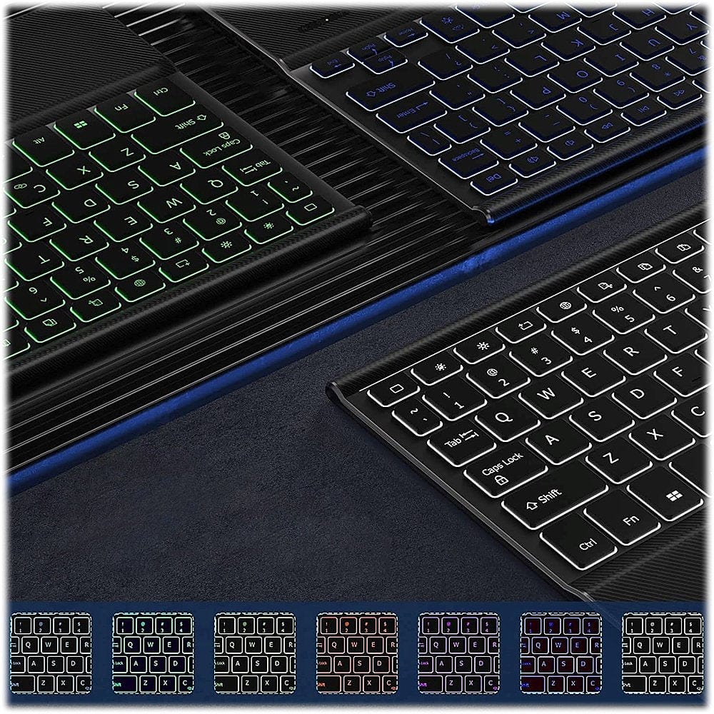 Keyboard Case with TrackPad for Samsung Galaxy Tab S9+ and Tab S9+ FE - Black