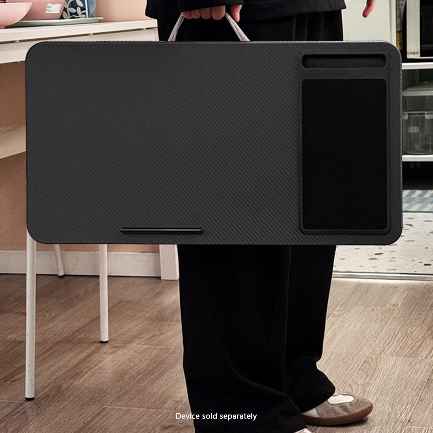 Universal On-The-Go Carbon Black Lap Desk Pad - Laptops up to 17.3"