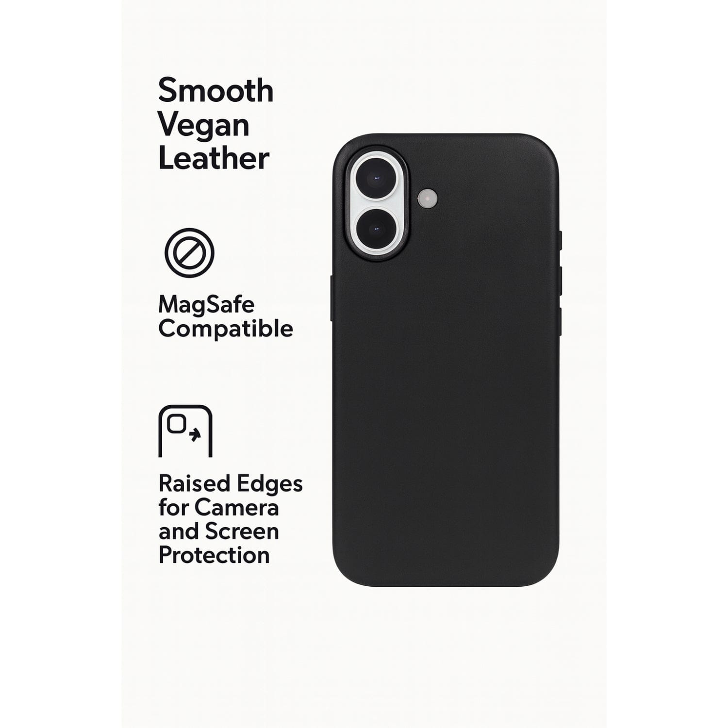 Indy Series Vegan Leather Case Compatible with Magsafe for Apple iPhone 17