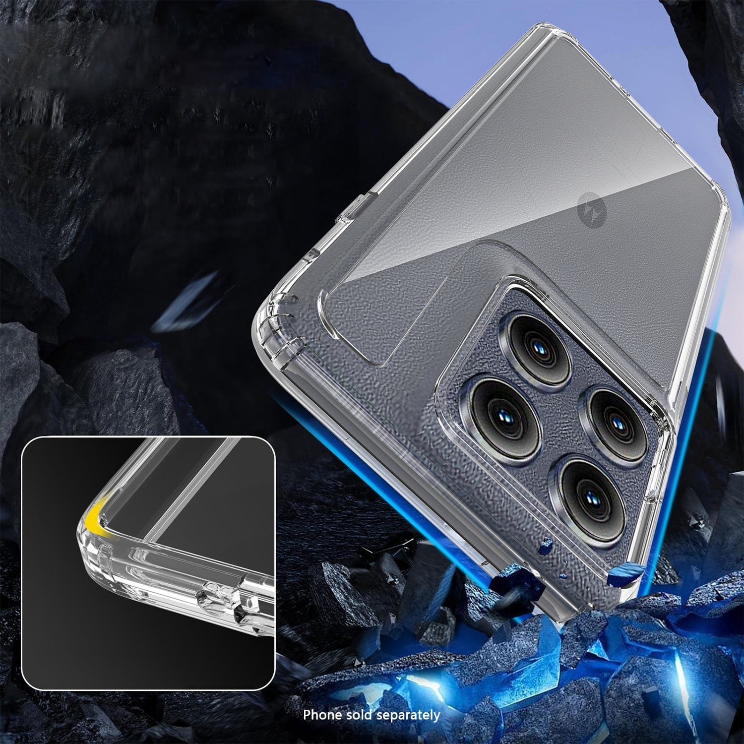 Venture Series Hard Shell Case - Motorola Edge (2025) - Clear