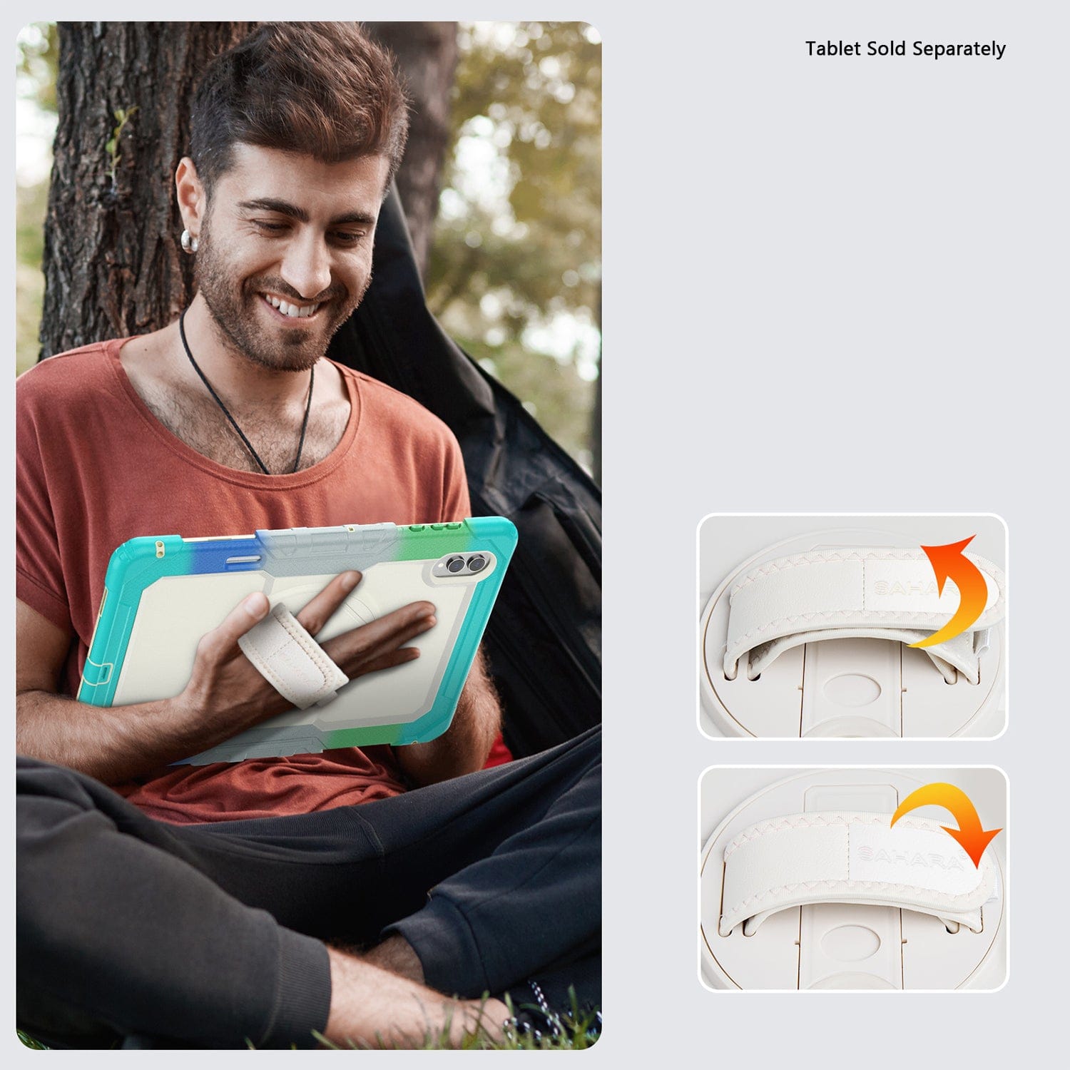 Samsung Galaxy Tab S11 Ultra Case - Kickstand with Hand & Shoulder Strap | Raider Series