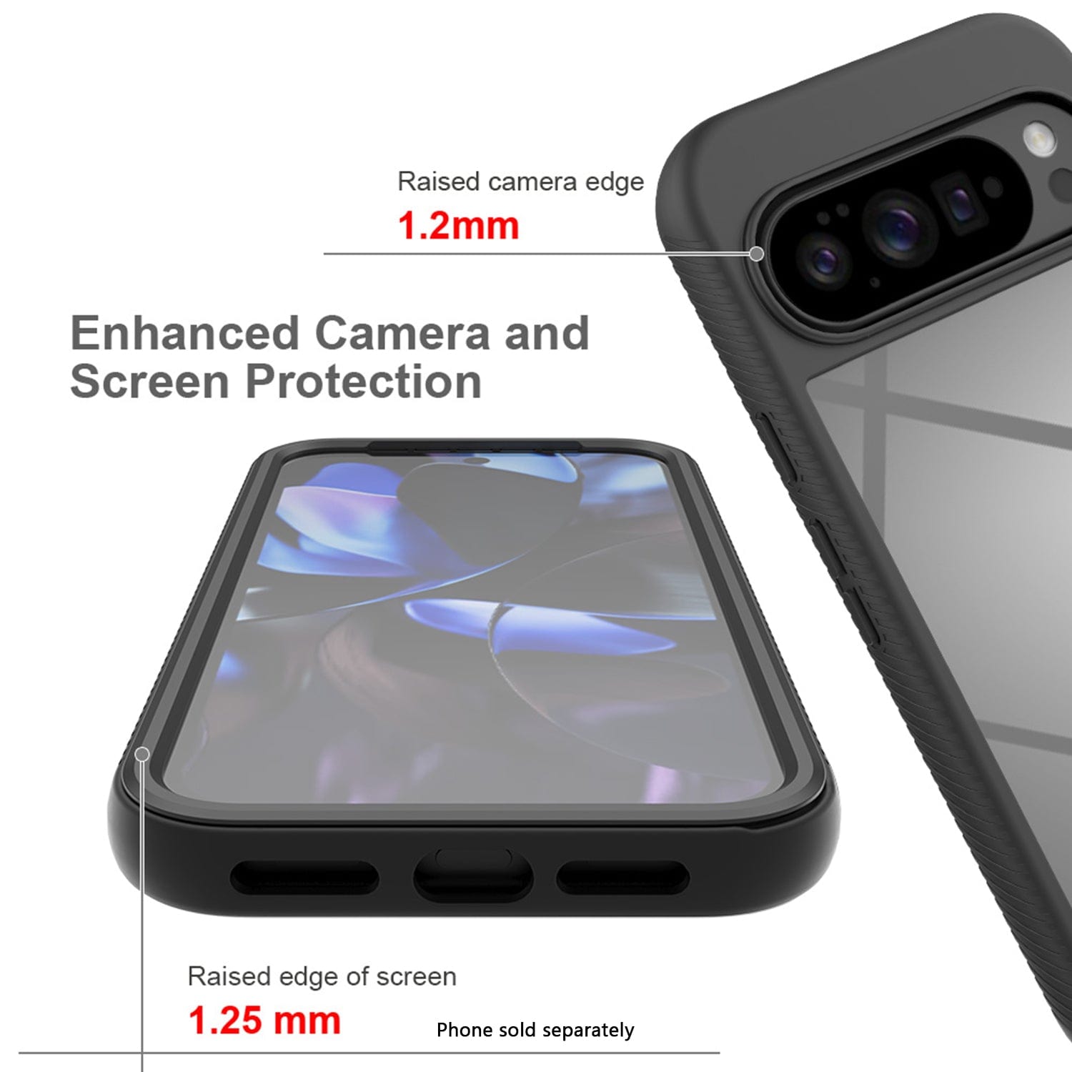 Google Pixel 10 Pro XL Case – Grip with Screen Protector | Raider Series