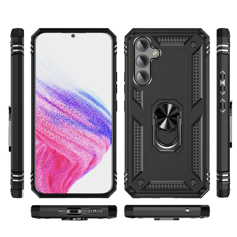 Military Kickstand Series with Belt Clip Case for Samsung Galaxy A54 5G - Black