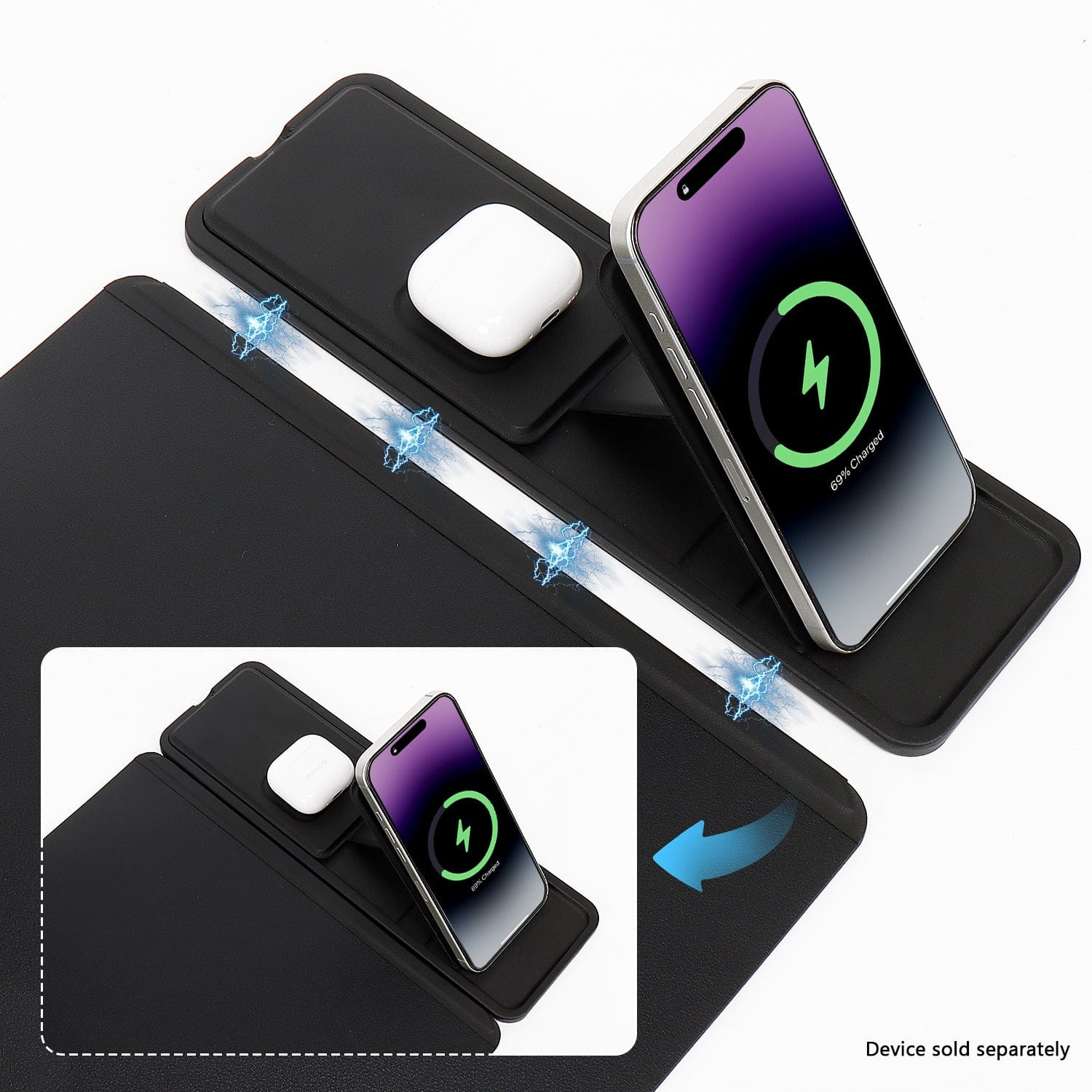 Universal Mouse Pad with Wireless Charging