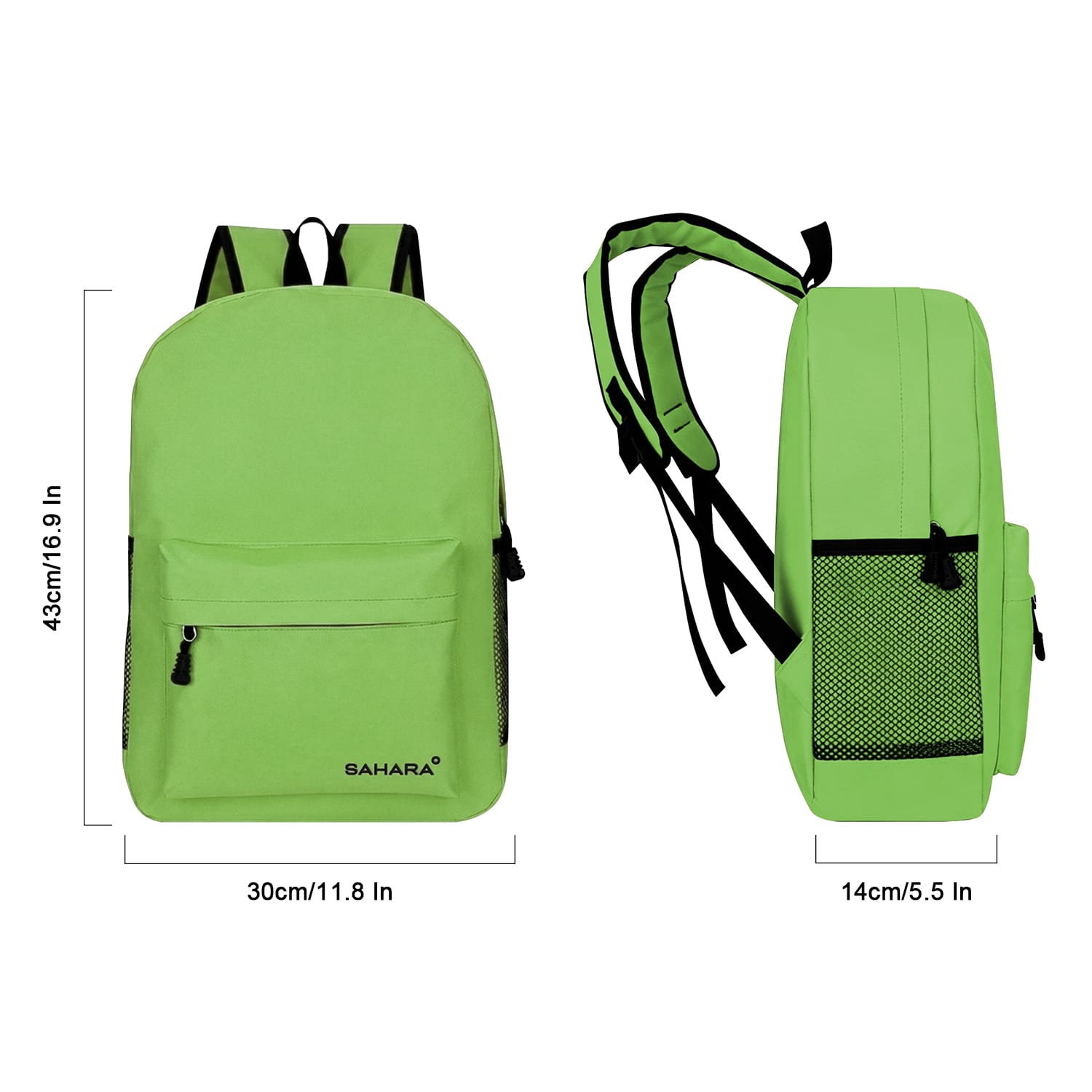 Sahara 16-Inch School Backpack - Waterproof Oxford Fabric | Classic Series