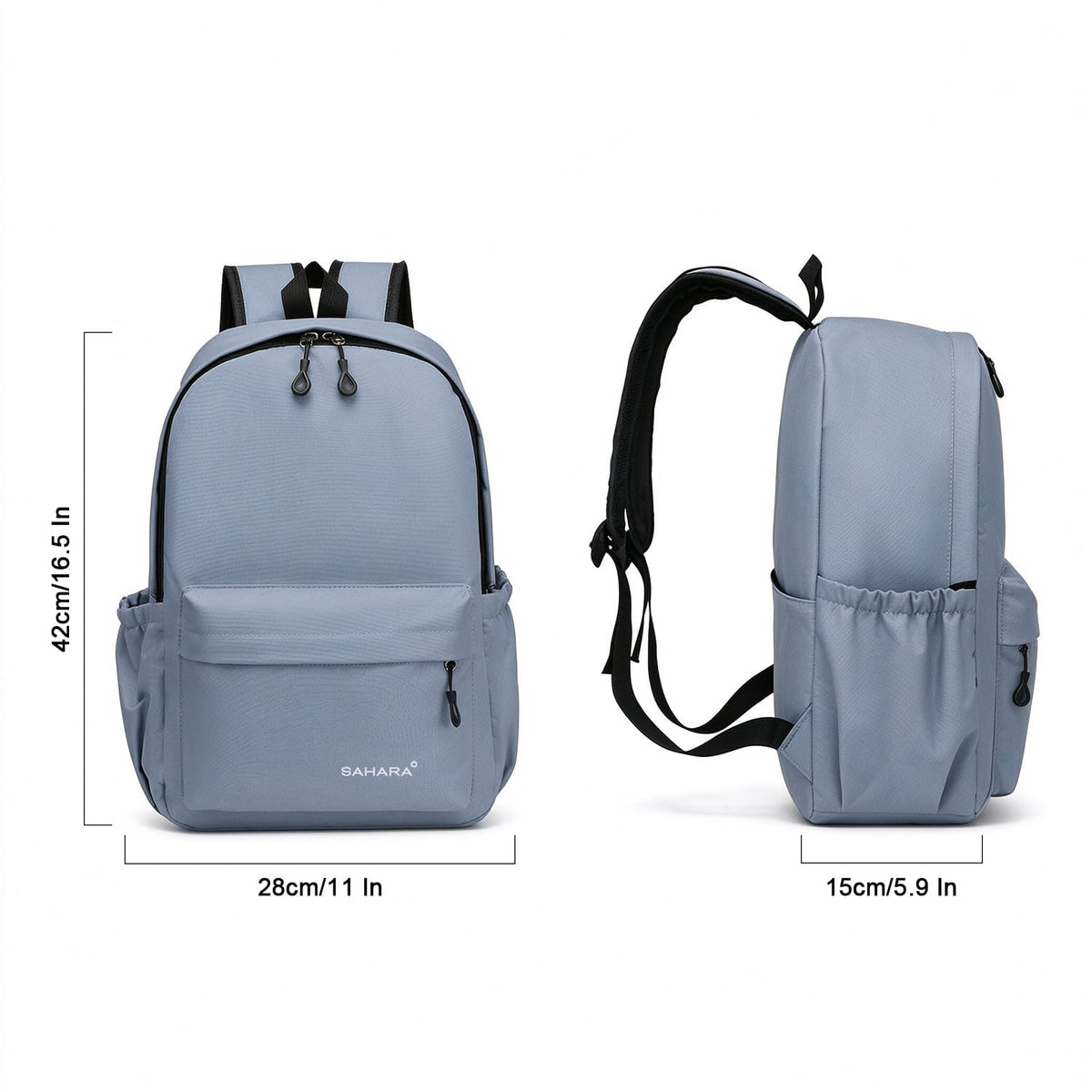 Sahara 16-Inch School Backpack - Waterproof Oxford Fabric | Classic Series