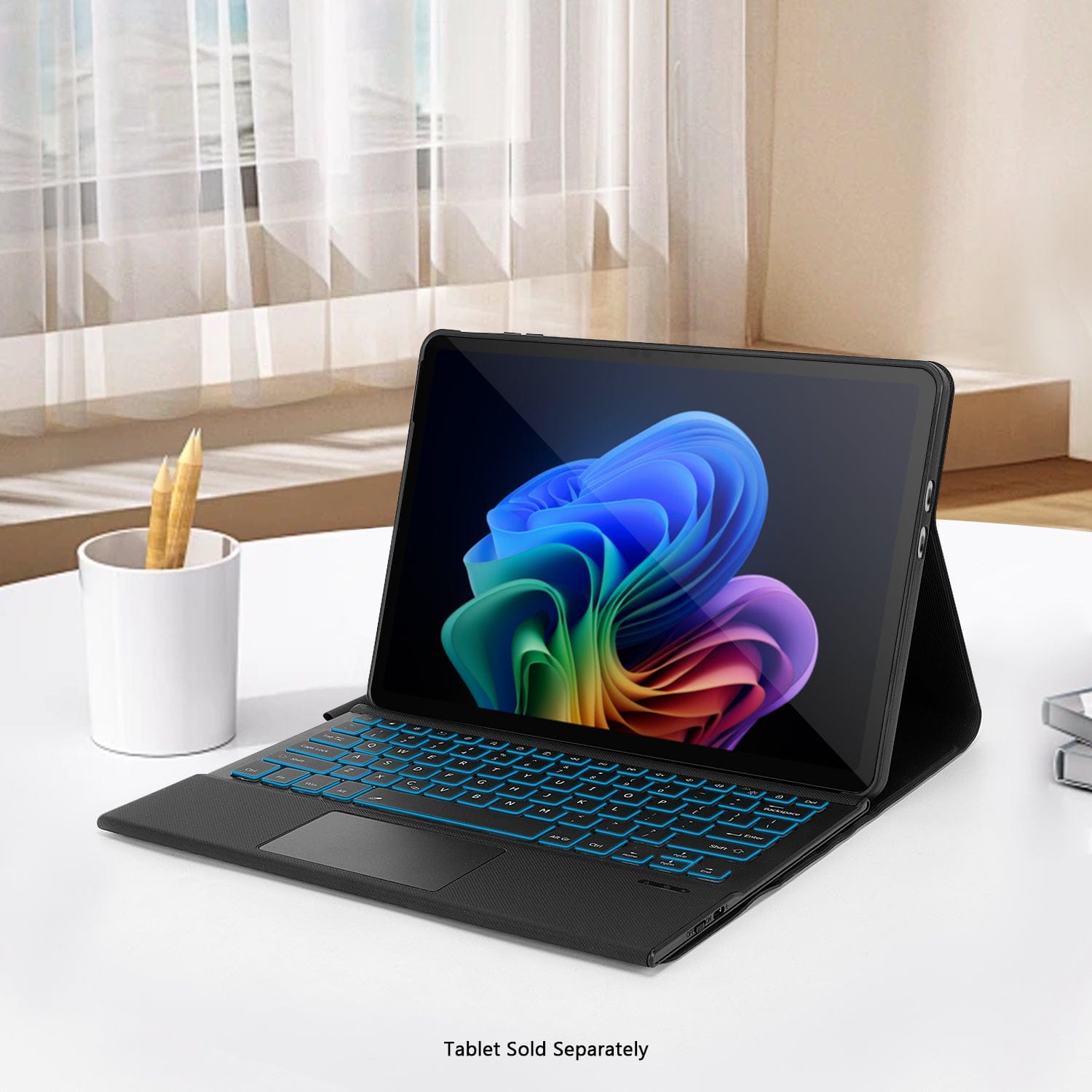 Microsoft Surface Pro 12 Keyboard Case - Backlit Trackpad