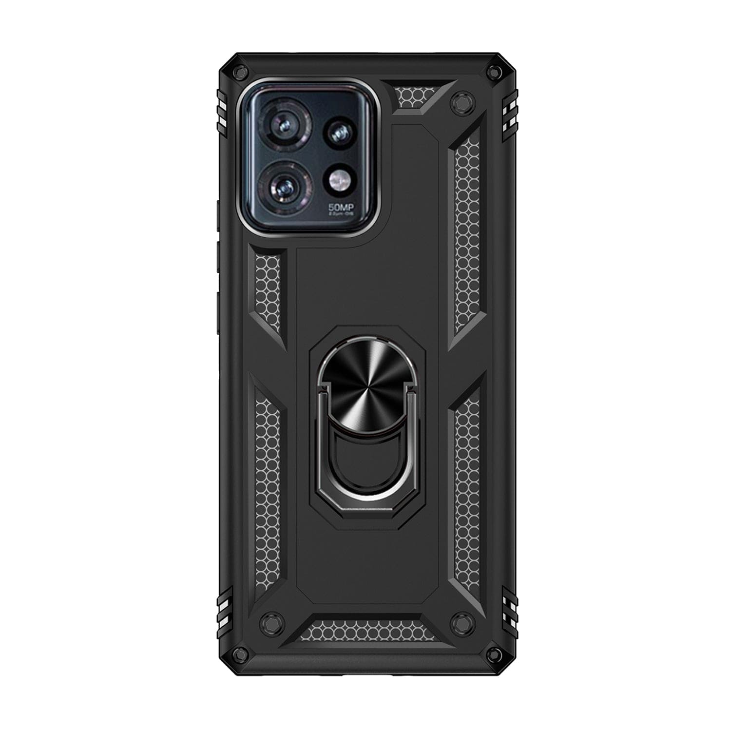 Military Kickstand Series Case for Motorola Edge+ (2023) - Black