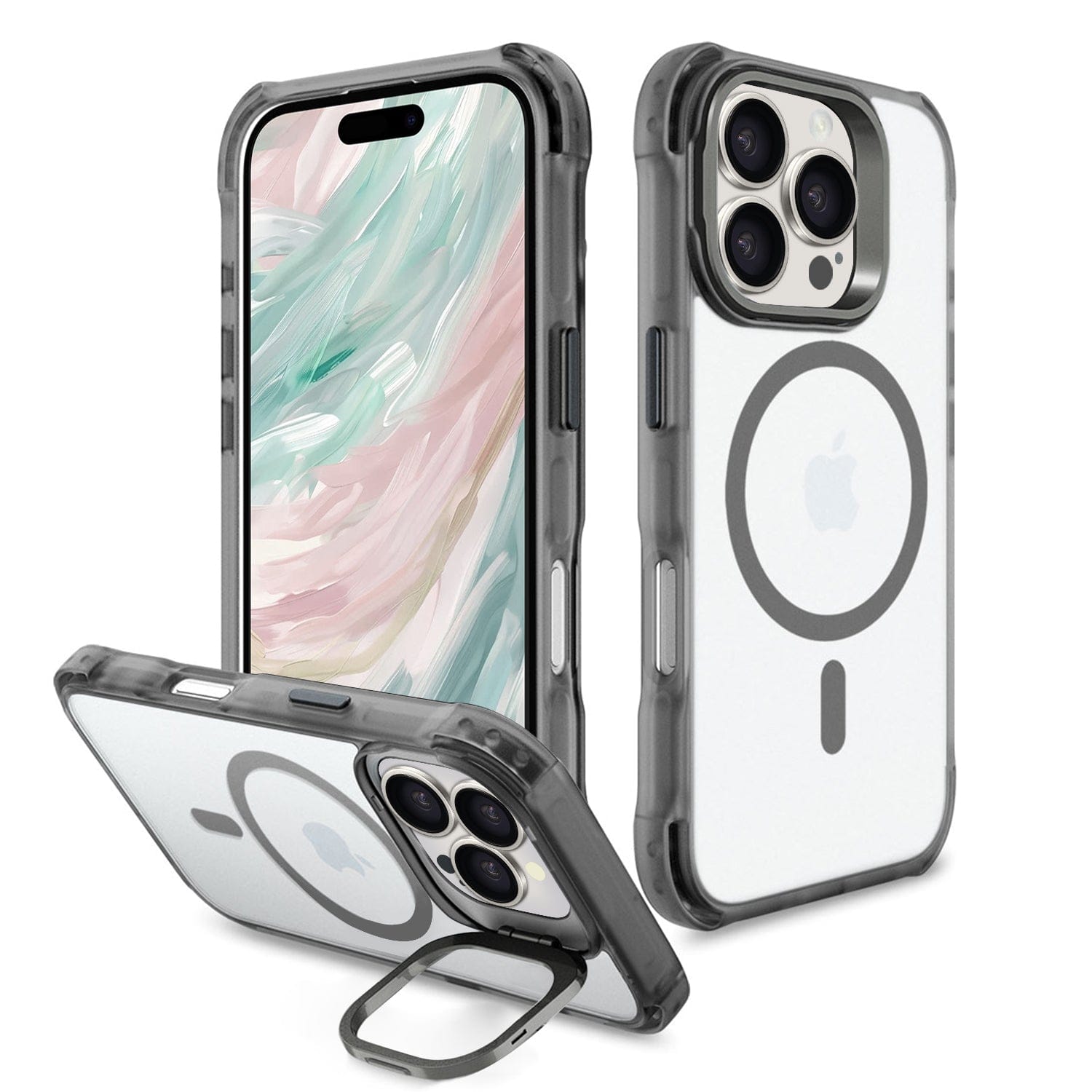 Venture Series Clear Rebound Case with Kickstand - Apple iPhone 16 Pro - CP00668 CP00669 CP00670 CP00671