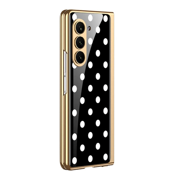 Marble Series Case for Samsung Galaxy Z Fold5 - Polka Dot