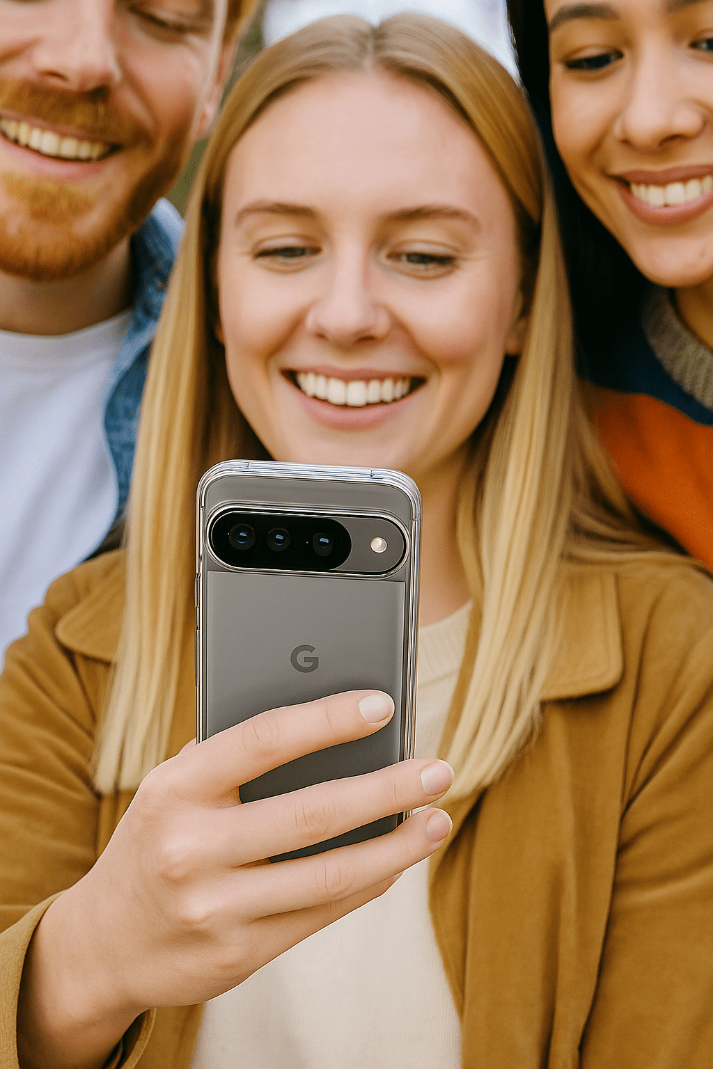 Google Pixel 10 Pro XL Clear Case – Slim Anti-Slip Grip | Venture Series
