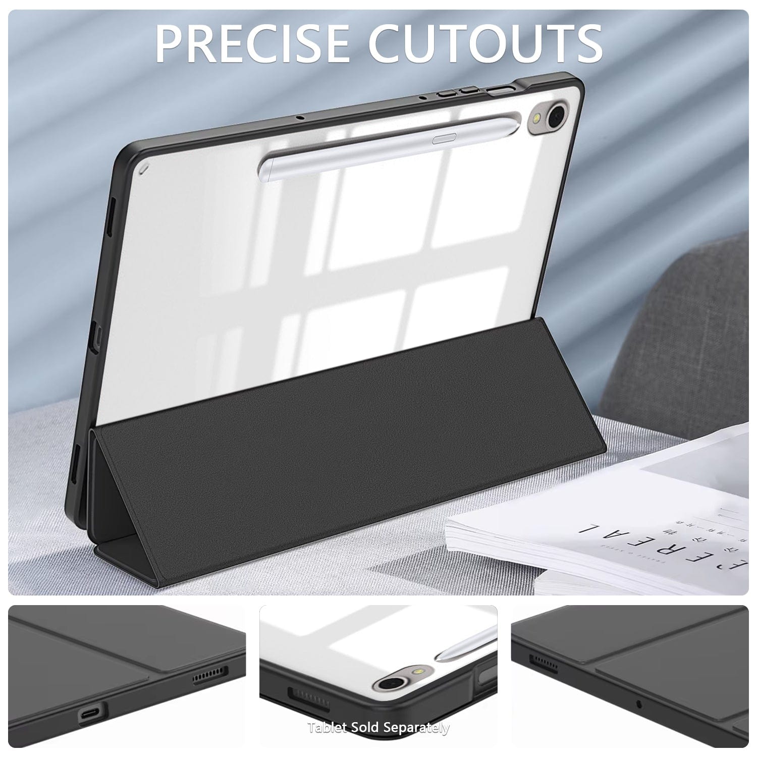 Venture Series Folio Case for Samsung Galaxy Tab S10 FE