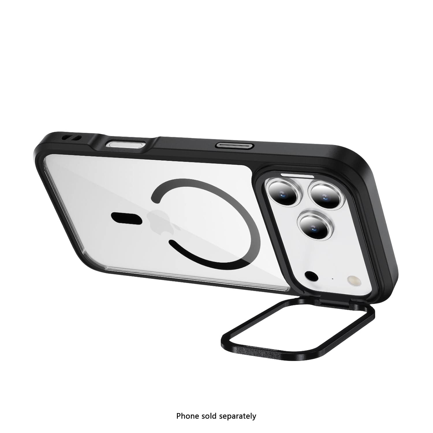 iPhone 17 Pro Kickstand Case - Clear Durable Back with Shockproof Edges Magsafe Compatible | Raider ArmorPro Series