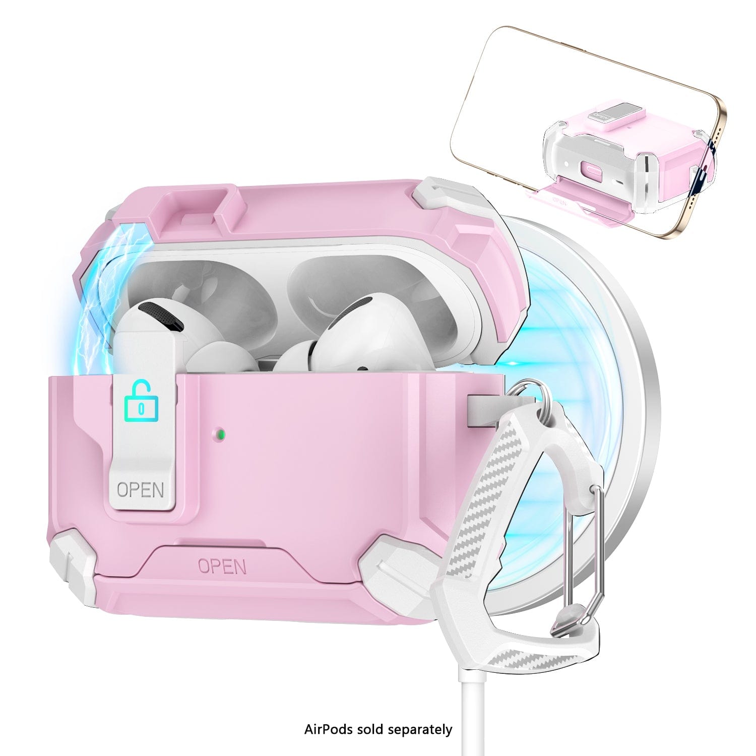 AirPods Pro 3 Case - MagSafe, Heavy-Duty, Secure Lock | Raider Series