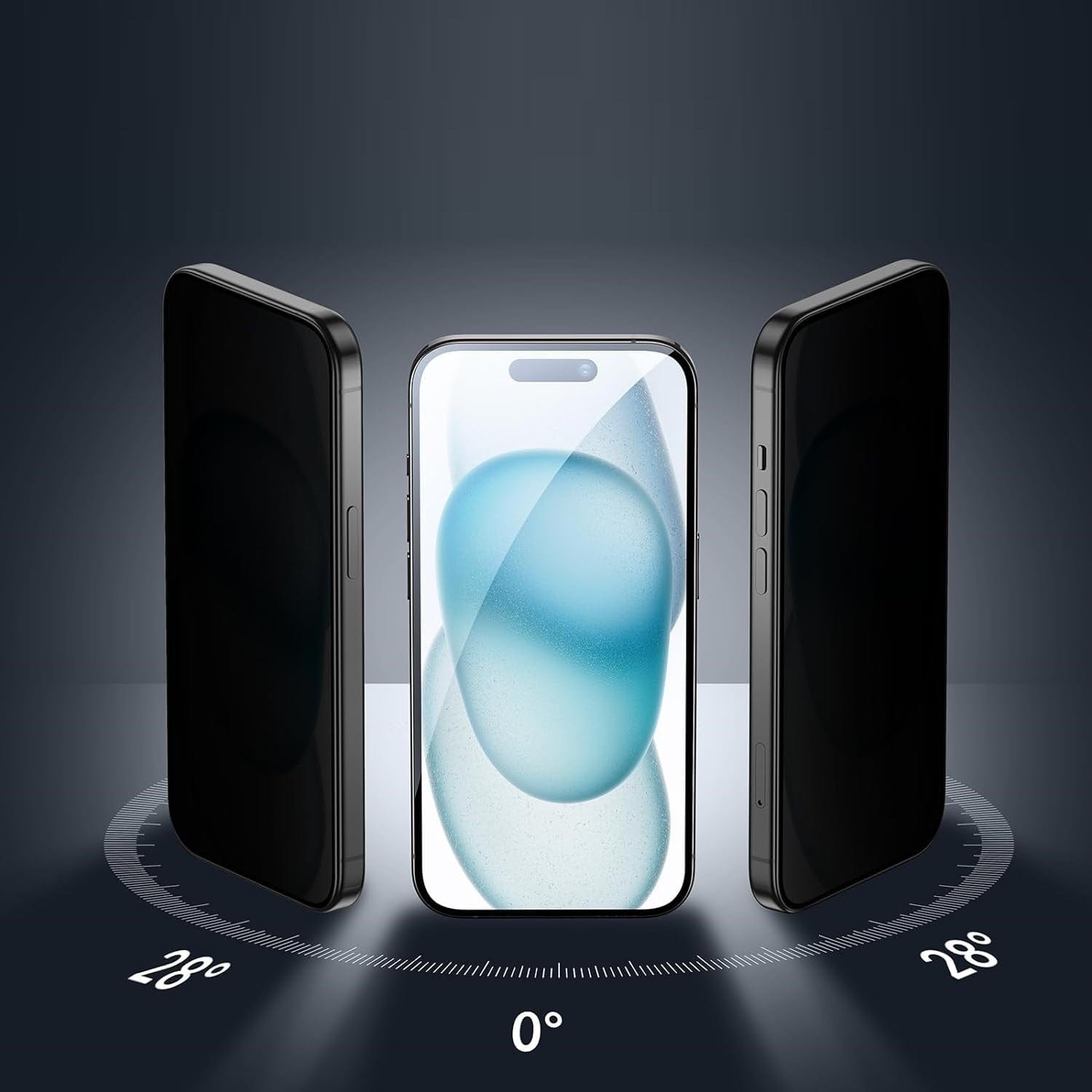 iPhone 17 Pro Max Privacy Screen Protector - Easy Apply Tempered Glass Screen Protector | Zerodamage