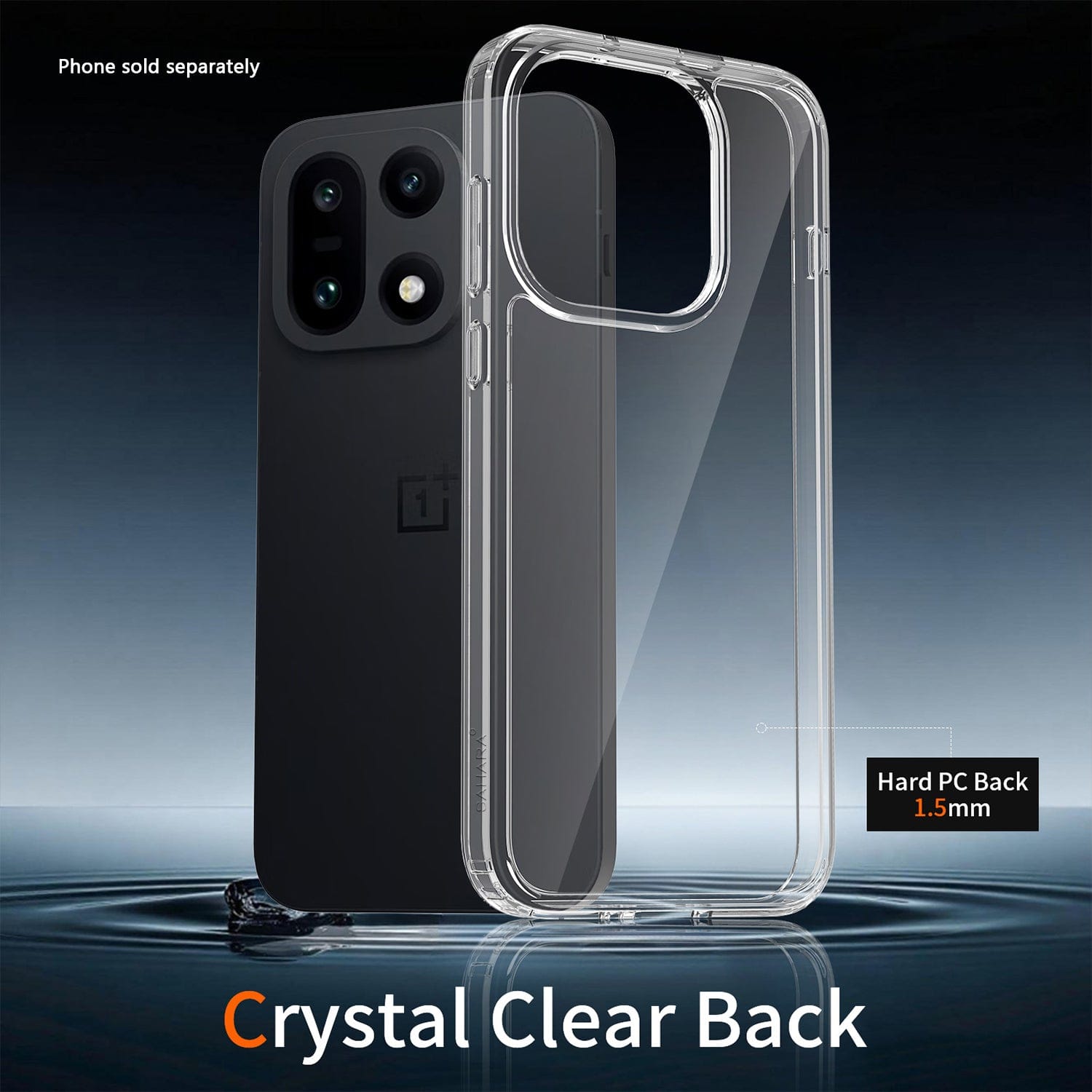 OnePlus 15 Clear Case - Anti-Slip Grip | Venture Series