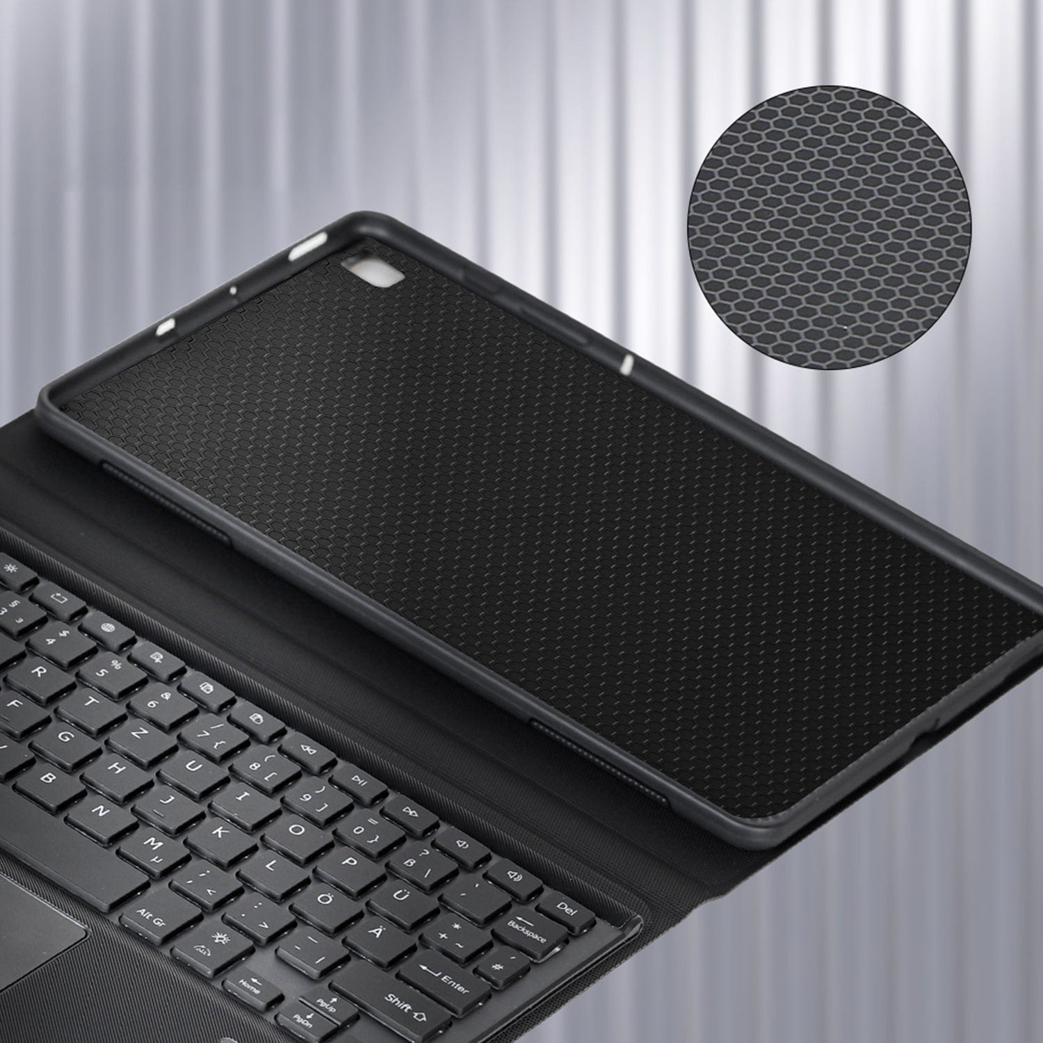 Keyboard Case with Mouse Pad for Lenovo Tab P11 (2nd Generation) - Black