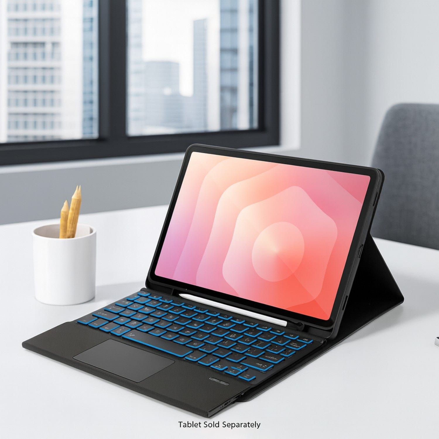 Samsung Galaxy Tab S11 Keyboard Case - 7 Backlight Colors and Trackpad