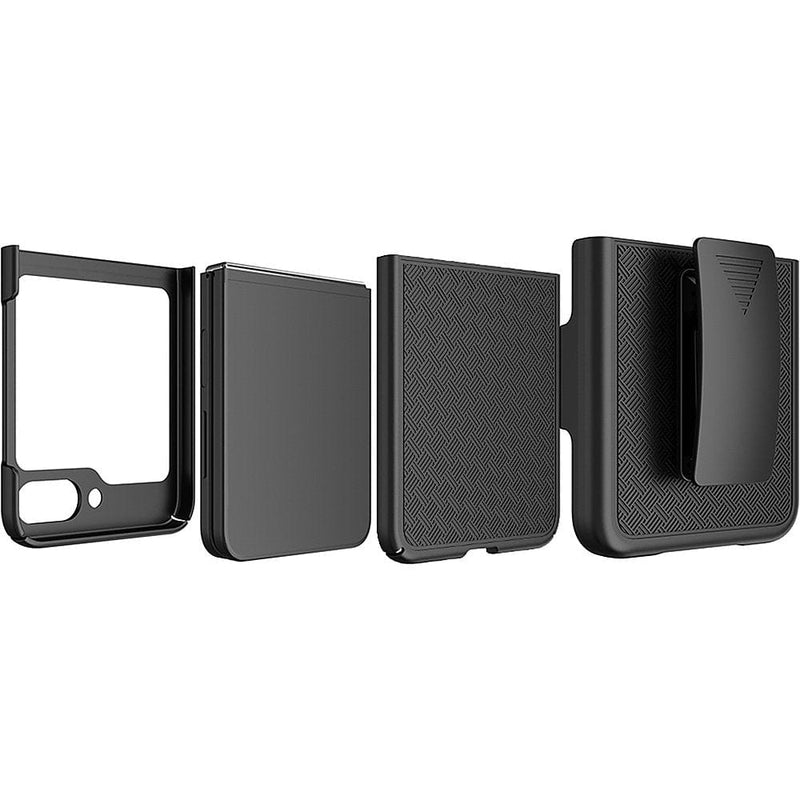 Anti-Slip Slim with Belt Clip Case for Samsung Galaxy Z Flip5 - Black