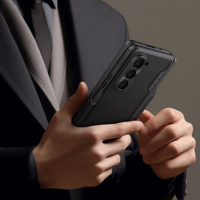 GRIP Series with Kickstand and Stylus Compatibility Case for Samsung Galaxy Z Fold5 - Black