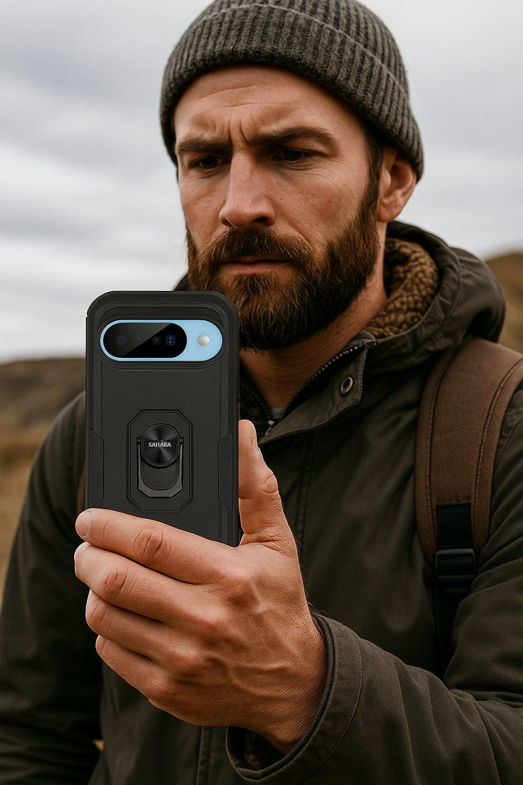 Google Pixel 10/10 Pro Case – Heavy-Duty Kickstand, Anti-Slip Grip | Raider Series