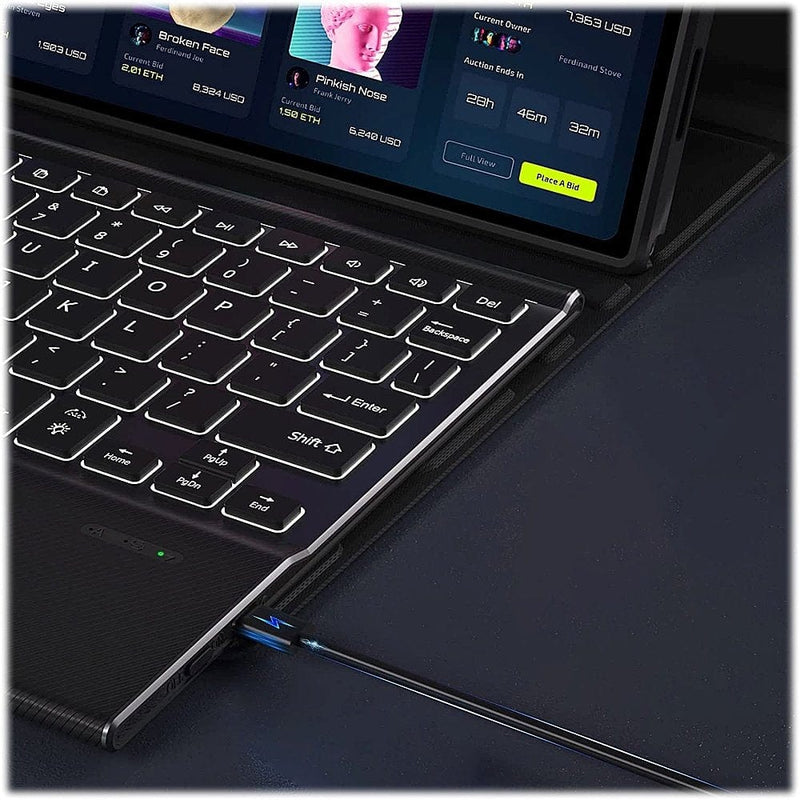 Keyboard Case with TrackPad for Samsung Galaxy Tab S9 Ultra - Black