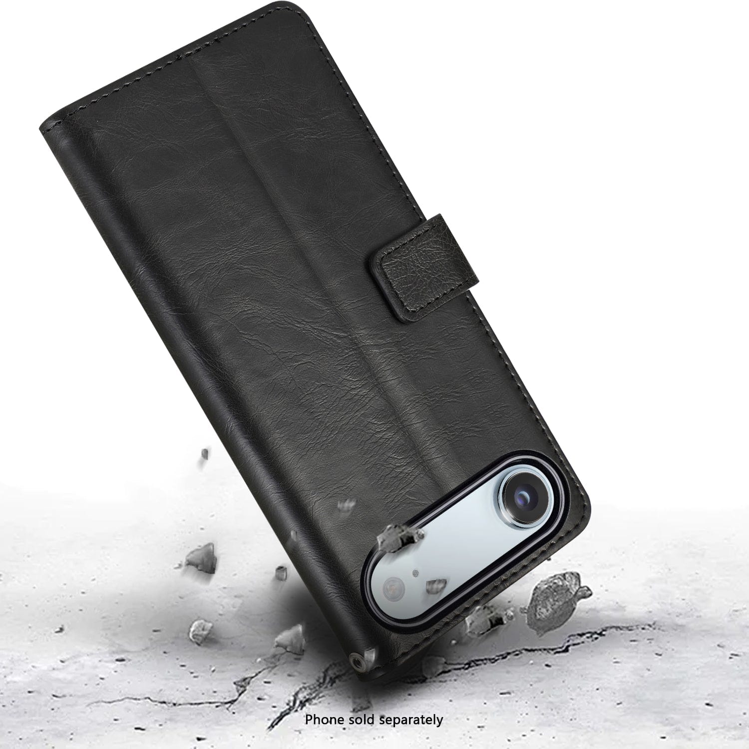 Indy Series Leather Folio Wallet Case Compatible with Magsafe for Apple iPhone Air