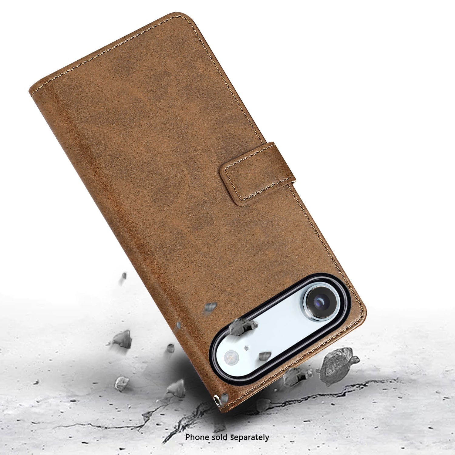 Indy Series Leather Folio Wallet Case Compatible with Magsafe for Apple iPhone Air