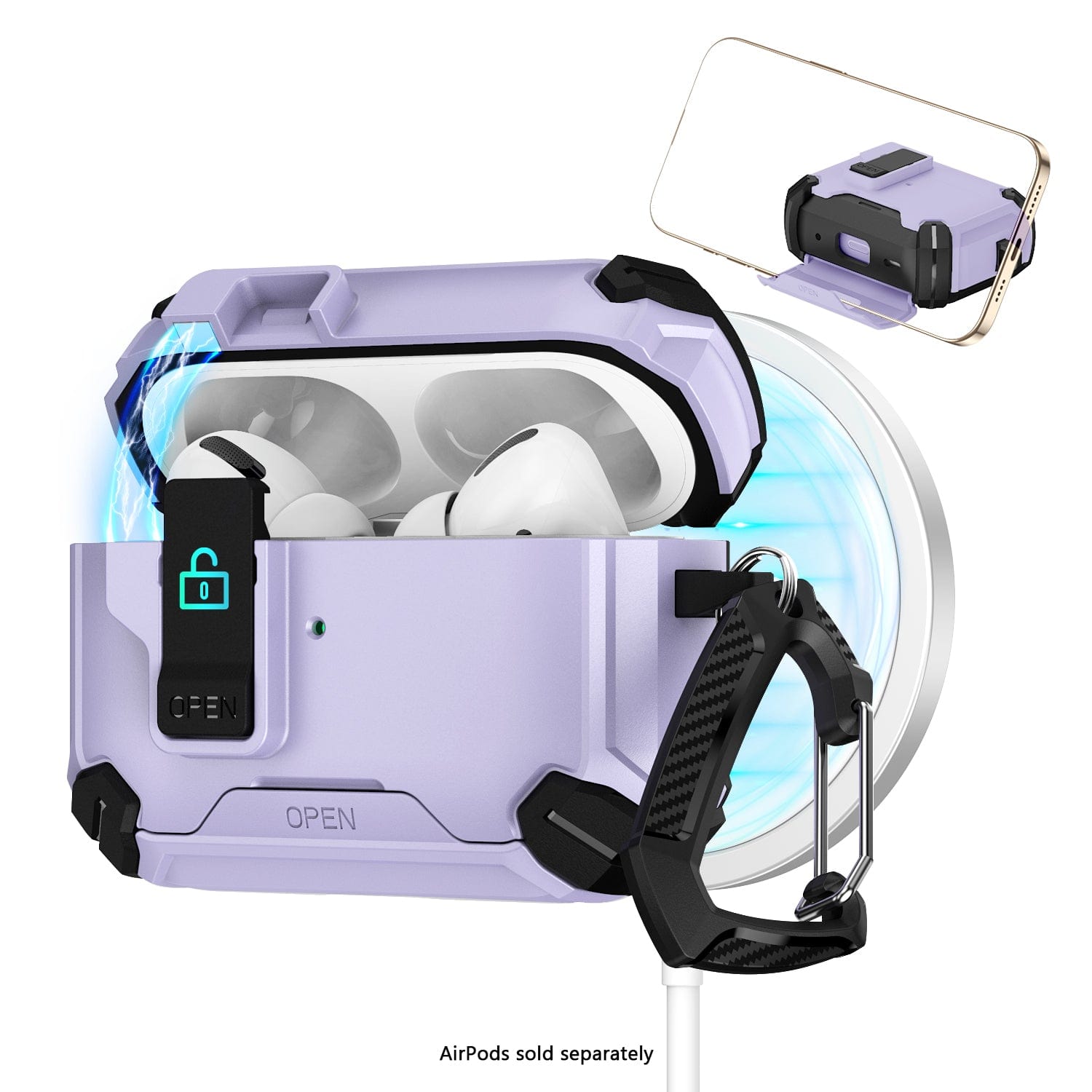 AirPods Pro 3 Case - MagSafe, Heavy-Duty, Secure Lock | Raider Series