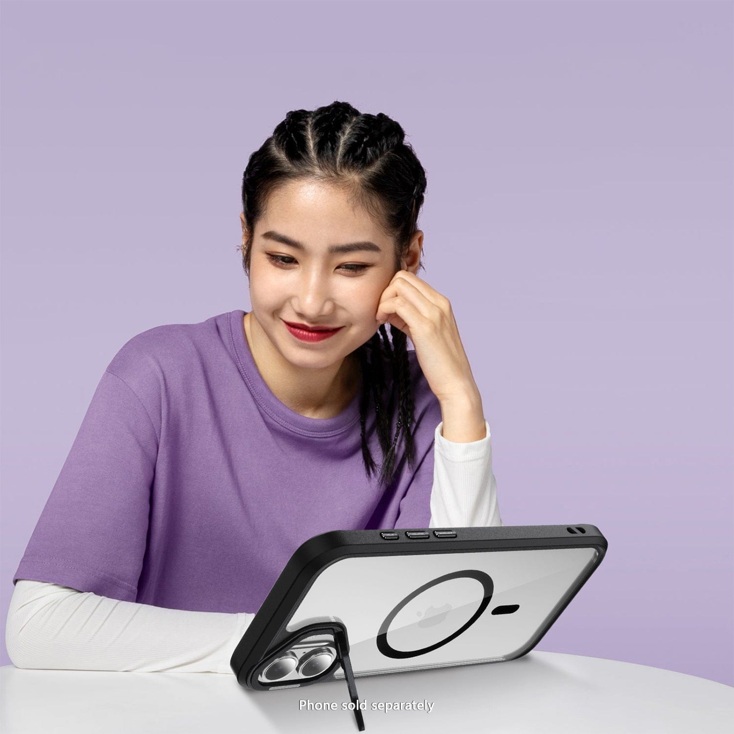 iPhone 17 Clear Back Case - Durable, Kickstand, MagSafe | Raider ArmorPro Series