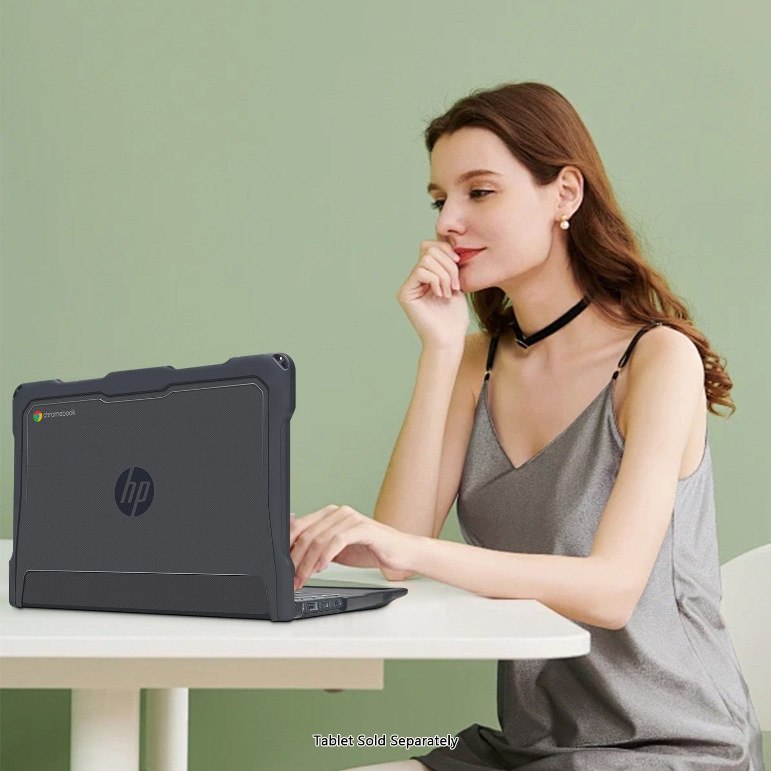 HP Fortis G1m 11” Chromebook/Chromebook 360 Case - Heavy-Duty Rugged Protection with Shock-Absorbing Corners | Raider Series