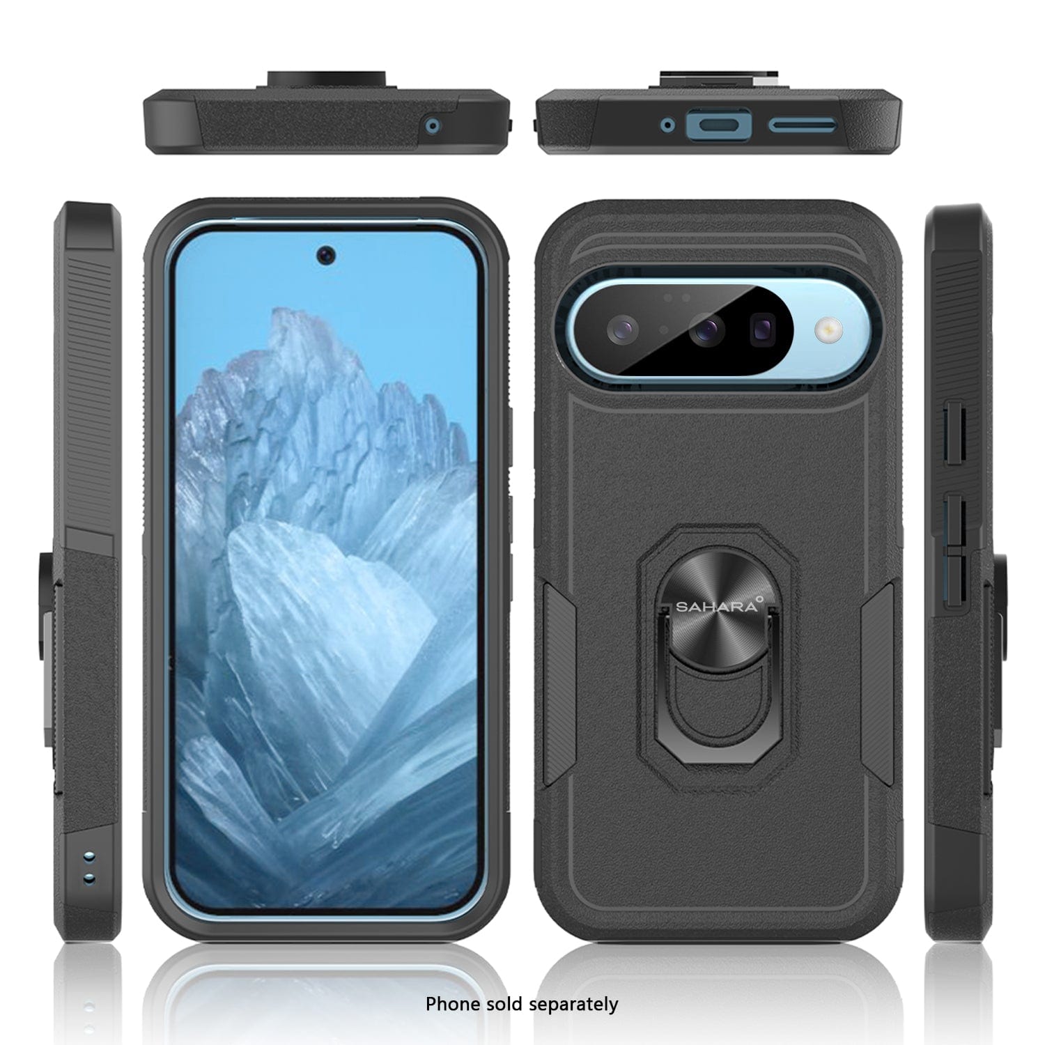 Google Pixel 10/10 Pro Case – Heavy-Duty Kickstand, Anti-Slip Grip | Raider Series