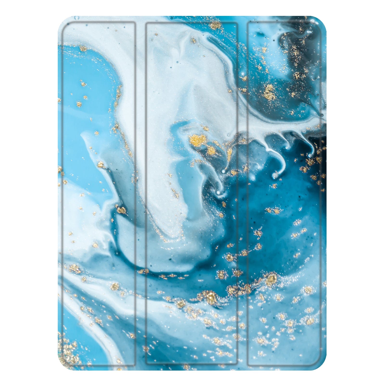 Inspire Series Tri-Fold Folio Marble Design Case - iPad Pro 11"