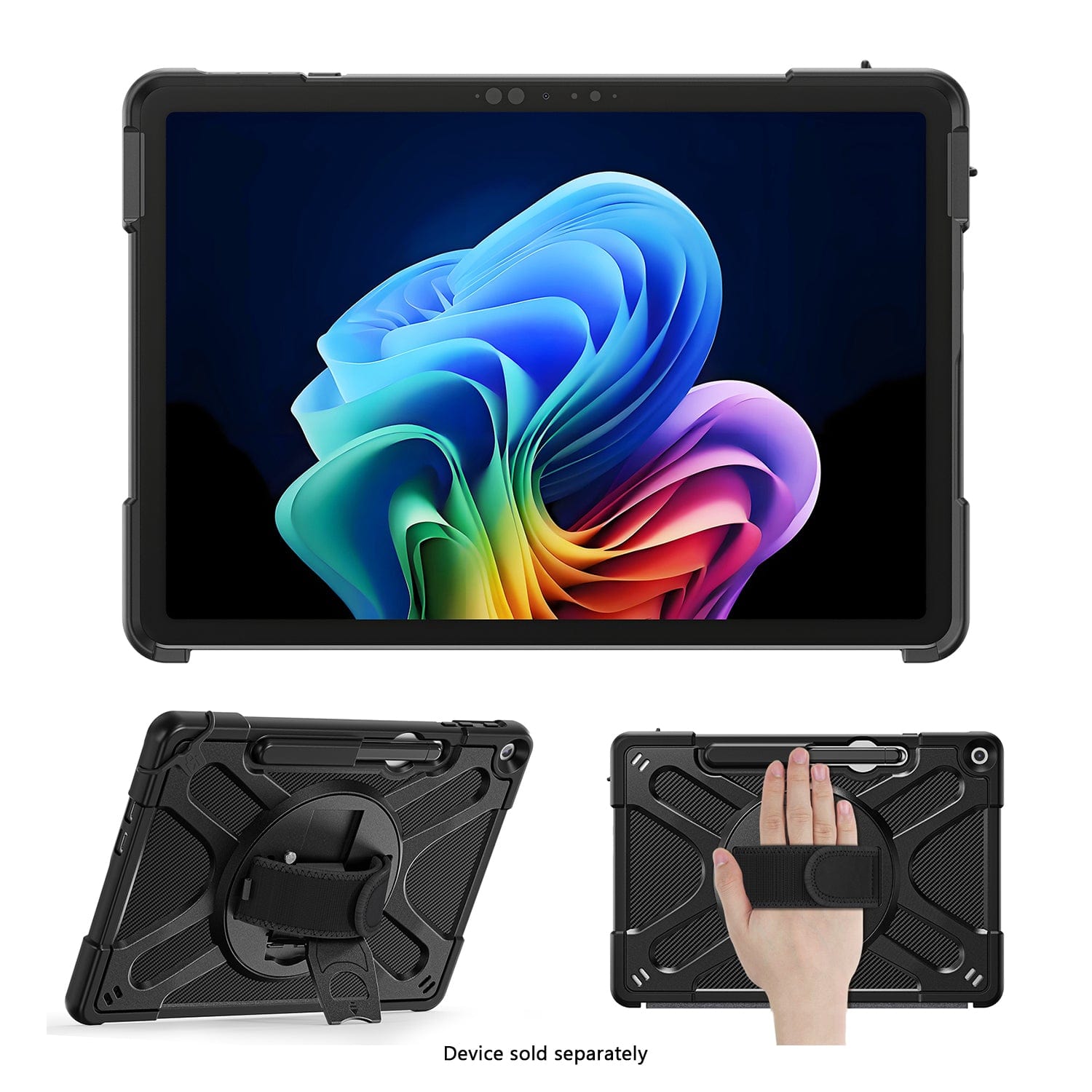 Microsoft Surface Pro 12" Case - Heavy-Duty with Hand & Shoulder Strap | Raider-X Series
