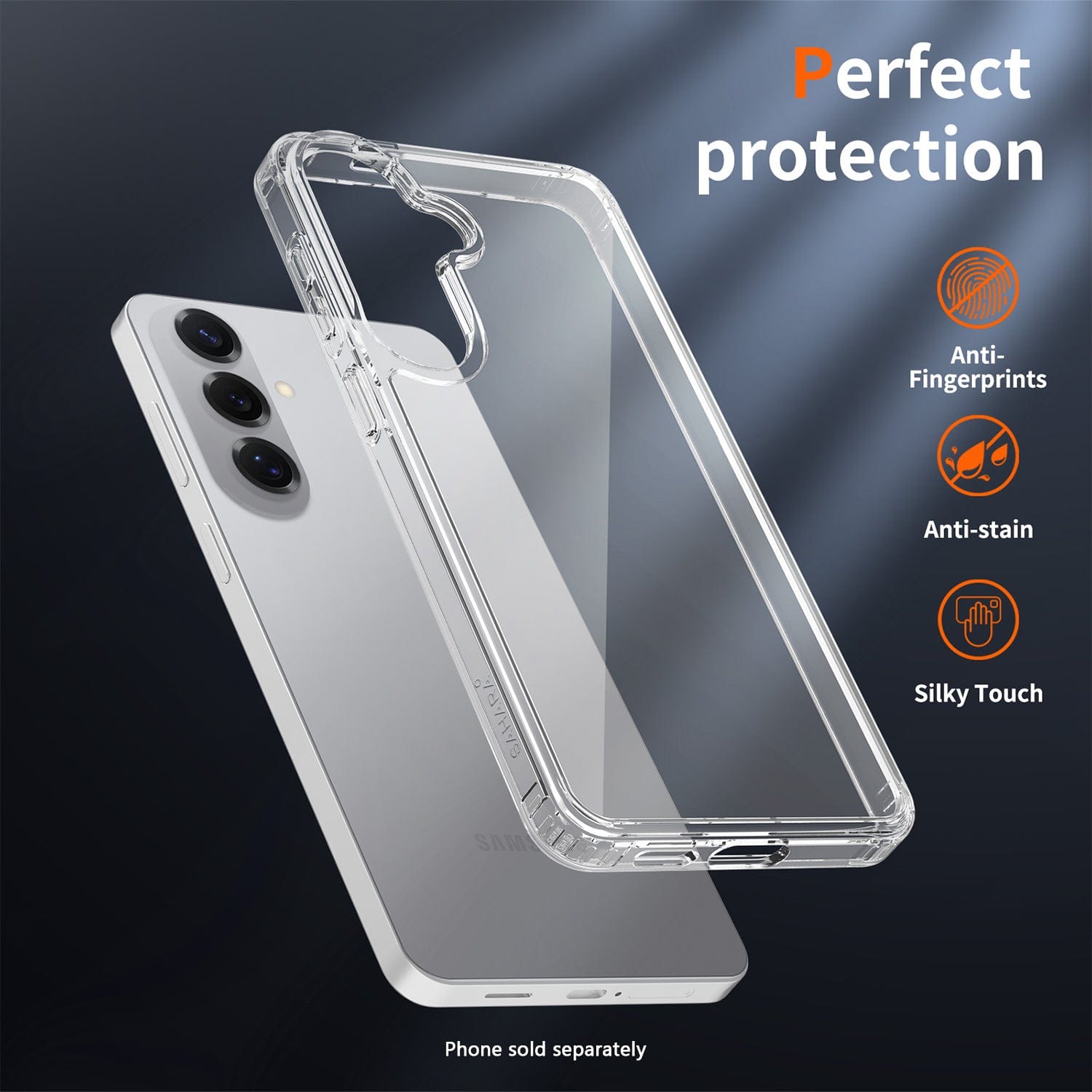 Samsung Galaxy S26+ Clear Case - Anti-Slip Grip | Venture Series