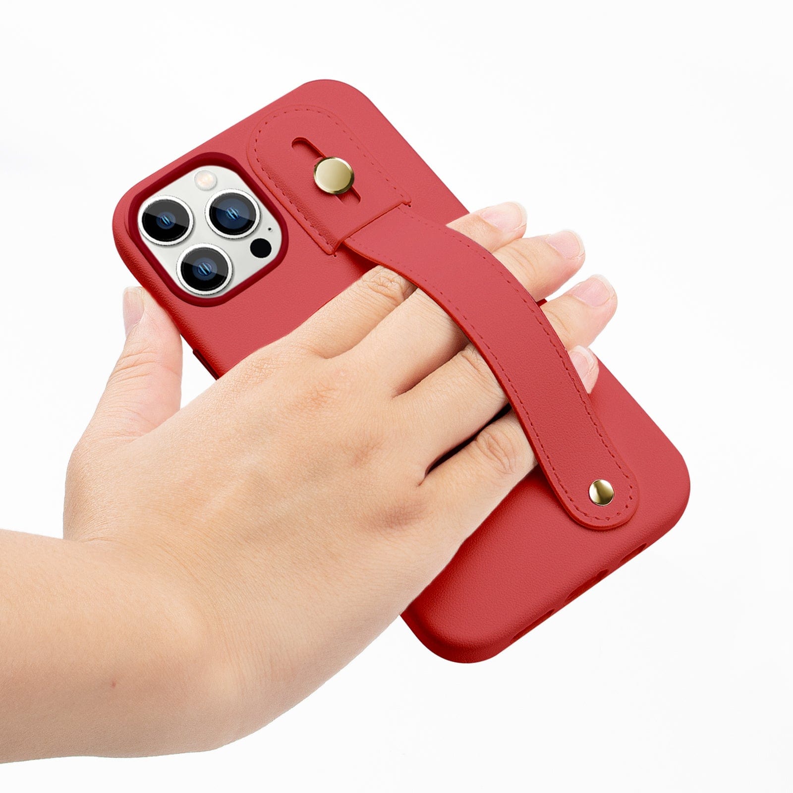 Indy Series Leather FingerGrip Case - iPhone 14 Pro