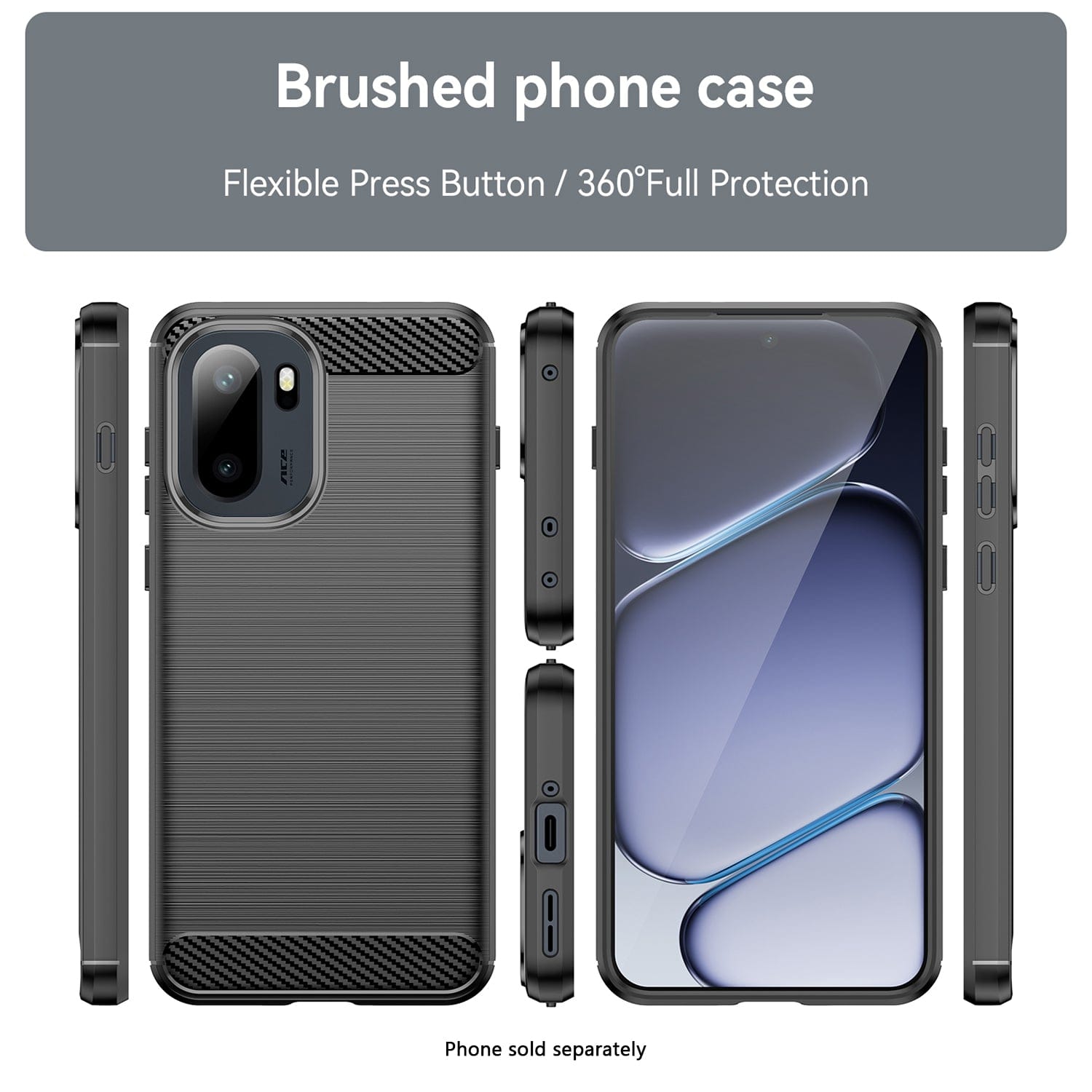 OnePlus 15R Case - Smooth Finish, Anti-Slip | Venture Series