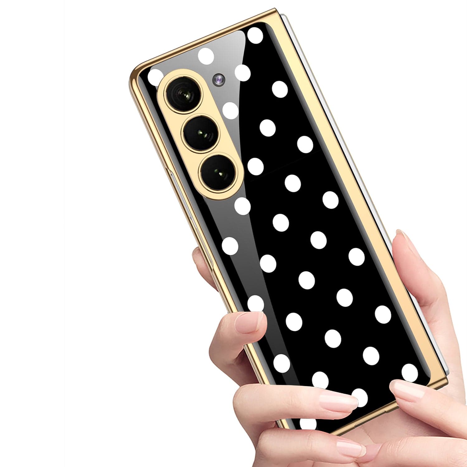 Marble Series Case for Samsung Galaxy Z Fold5 - Polka Dot