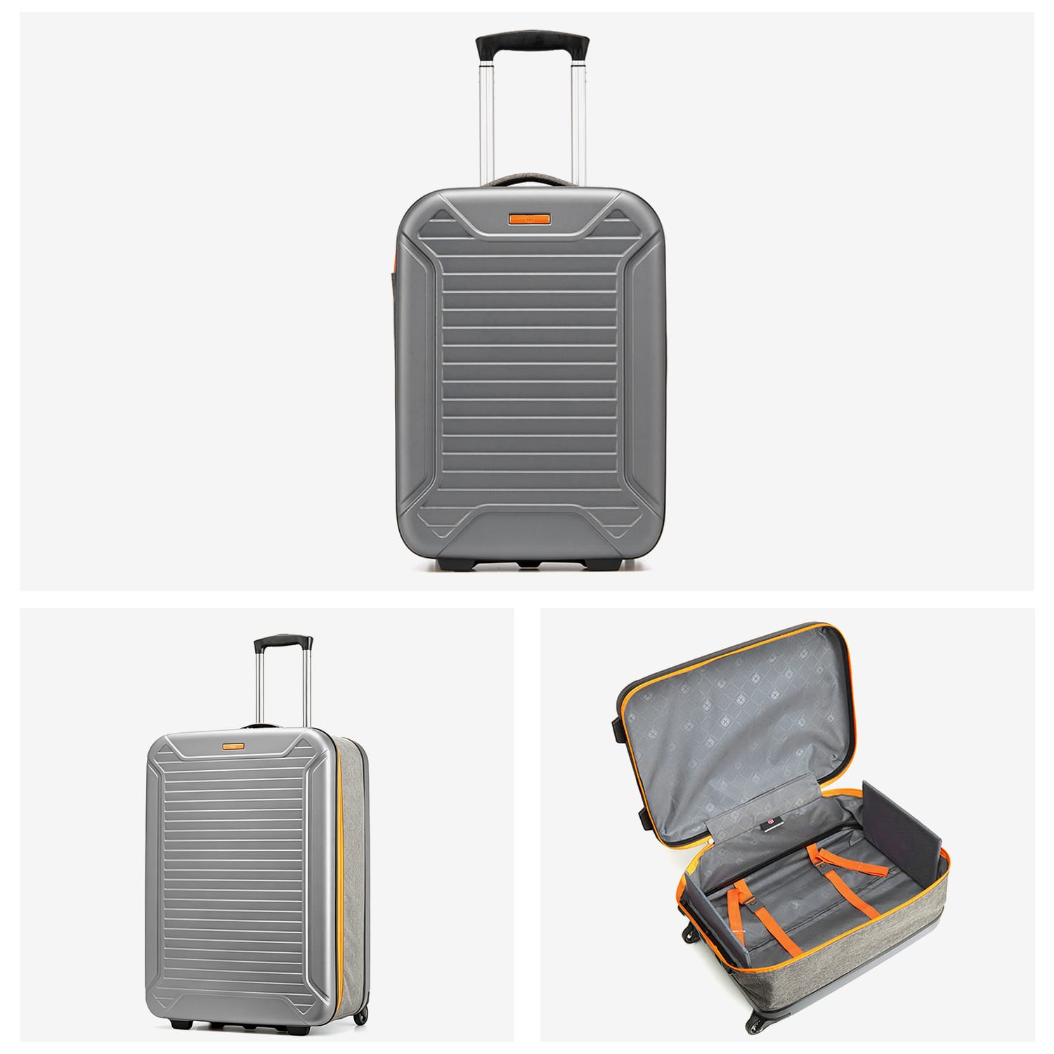 Sahara 20-Inch Collapsible Carry-On Luggage - Foldable Hardshell Suitcase