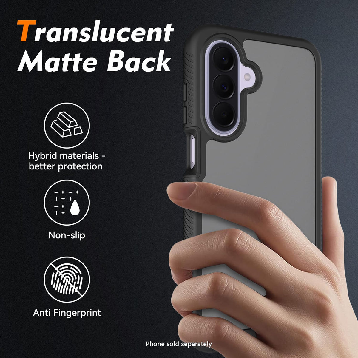 Galaxy A27 Case with Built-in Screen Protector - Full Body Anti-Slip Grip | Raider Series