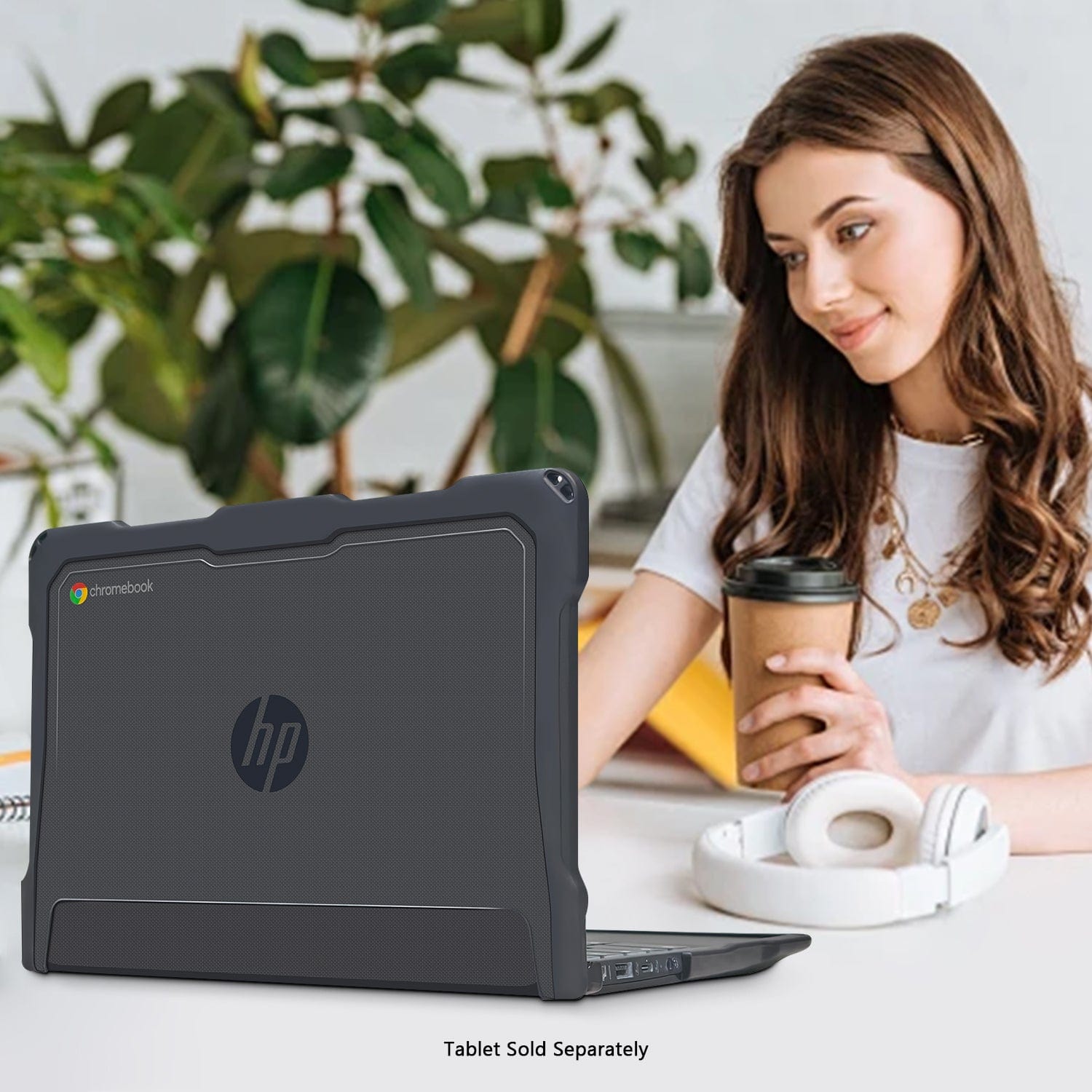 HP Fortis G1m 11” Chromebook/Chromebook 360 Case - Heavy-Duty Rugged Protection with Shock-Absorbing Corners | Raider Series