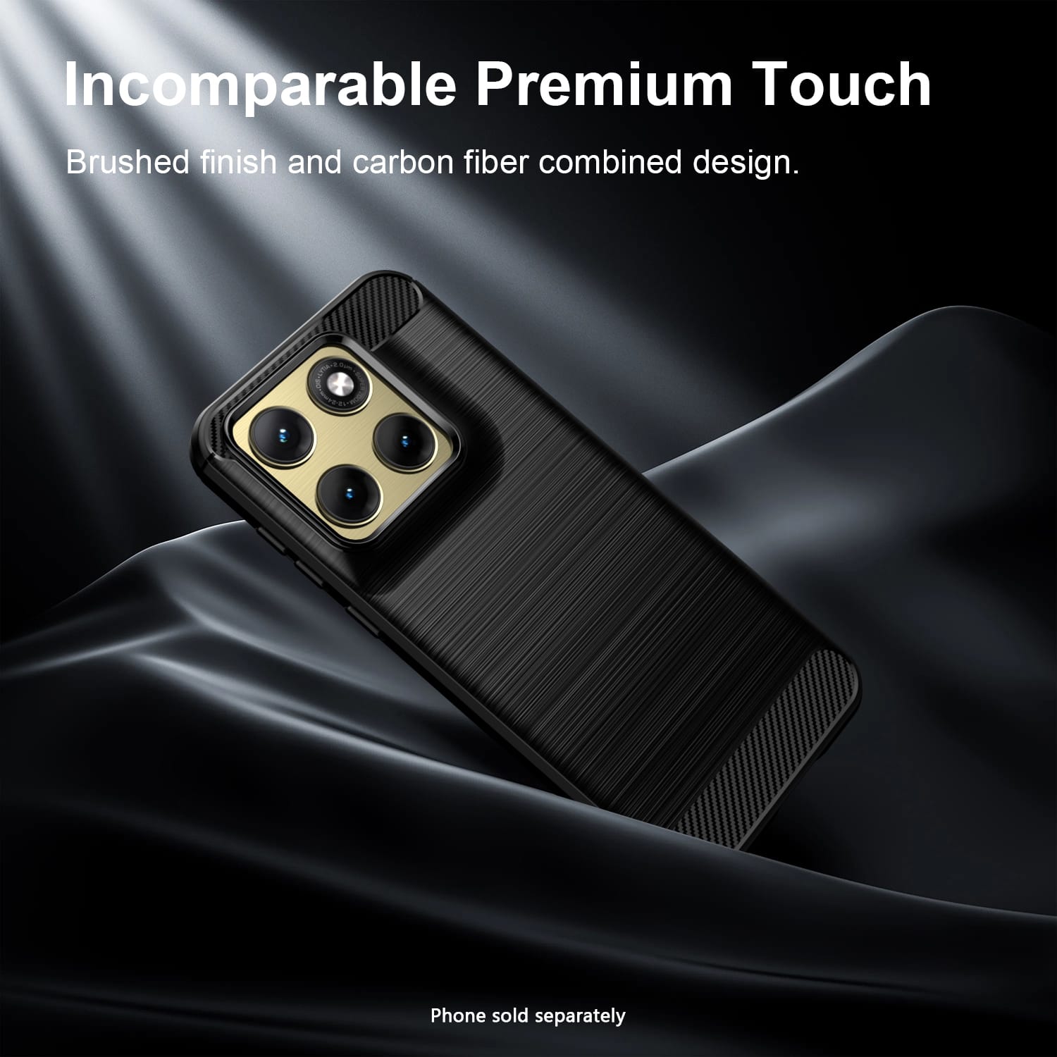 Motorola Edge 5G (2026) Case - Carbon Fiber Texture, Non-Slip Grip | Venture Series