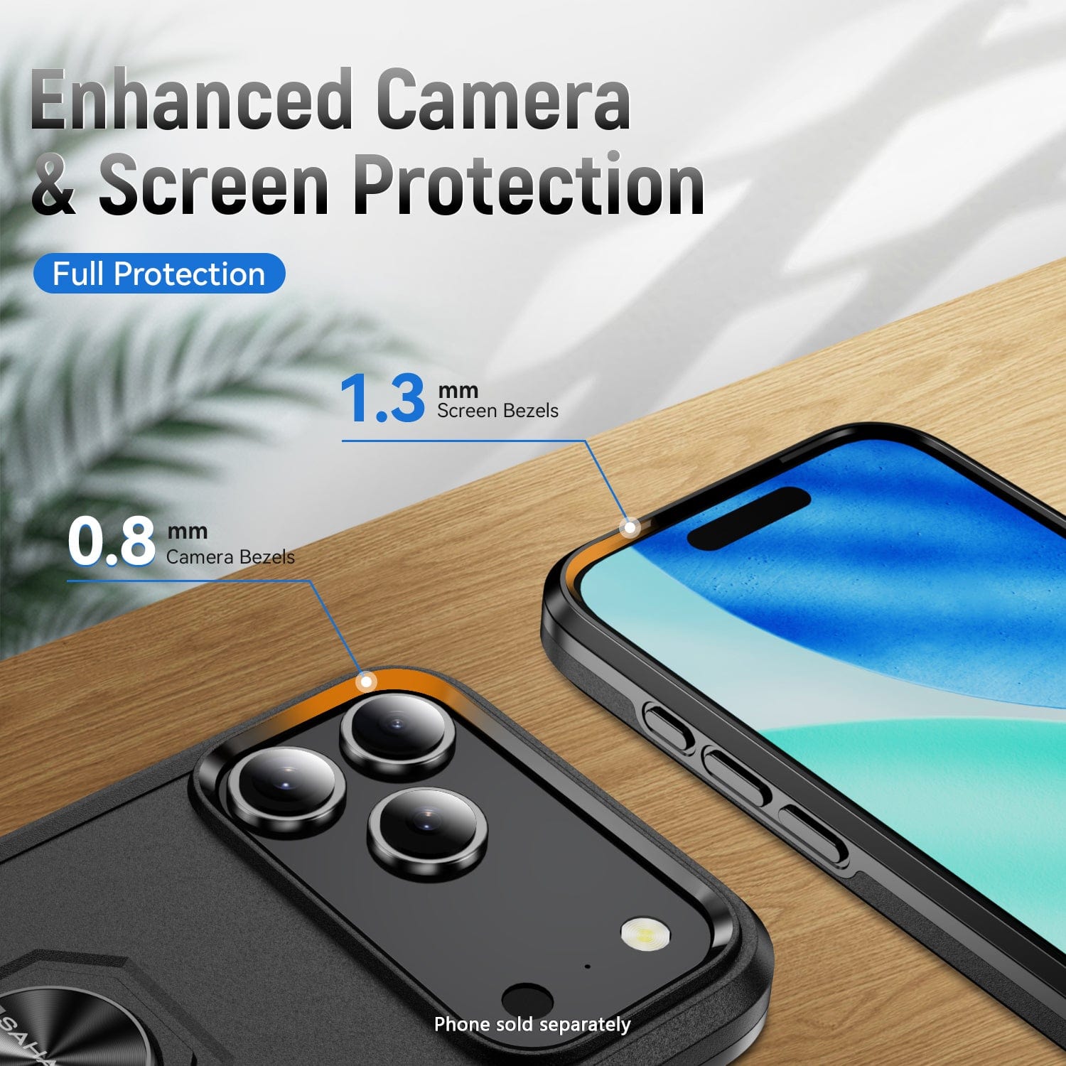 iPhone 17 Pro Heavy Duty Case with Kickstand - Military Grade Protection, Anti-Slip Grip | Raider Series
