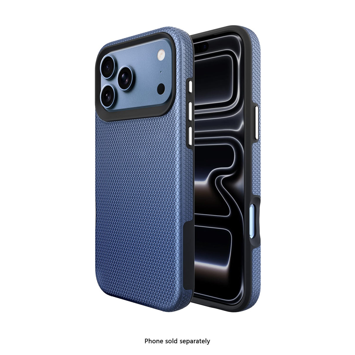 SAHARA Armor Series MagSafe case with ZeroDamage tempered glass for iPhone 18 Pro Max in Light Blue – product view