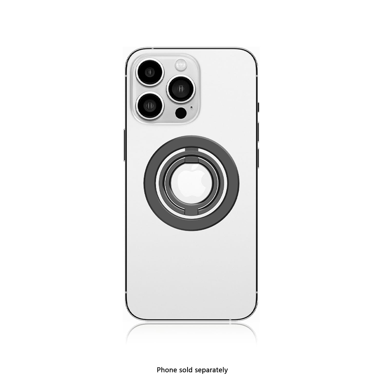 Double-sided magnetic ring grip and kickstand, product view 7